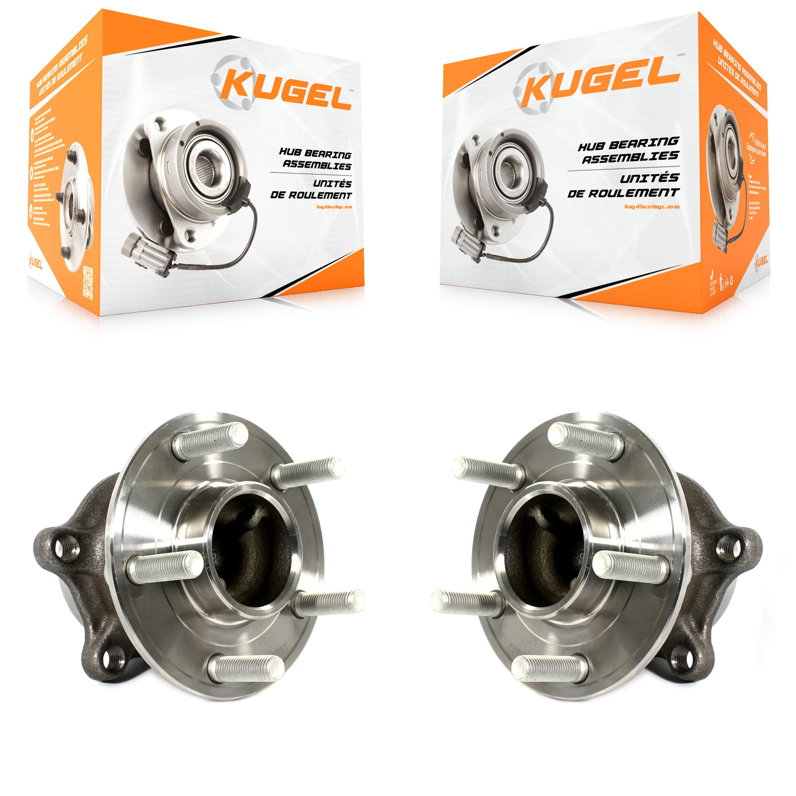 Kugel - K70-101500 - Rear Wheel Bearing and Hub Assembly Kits image 1