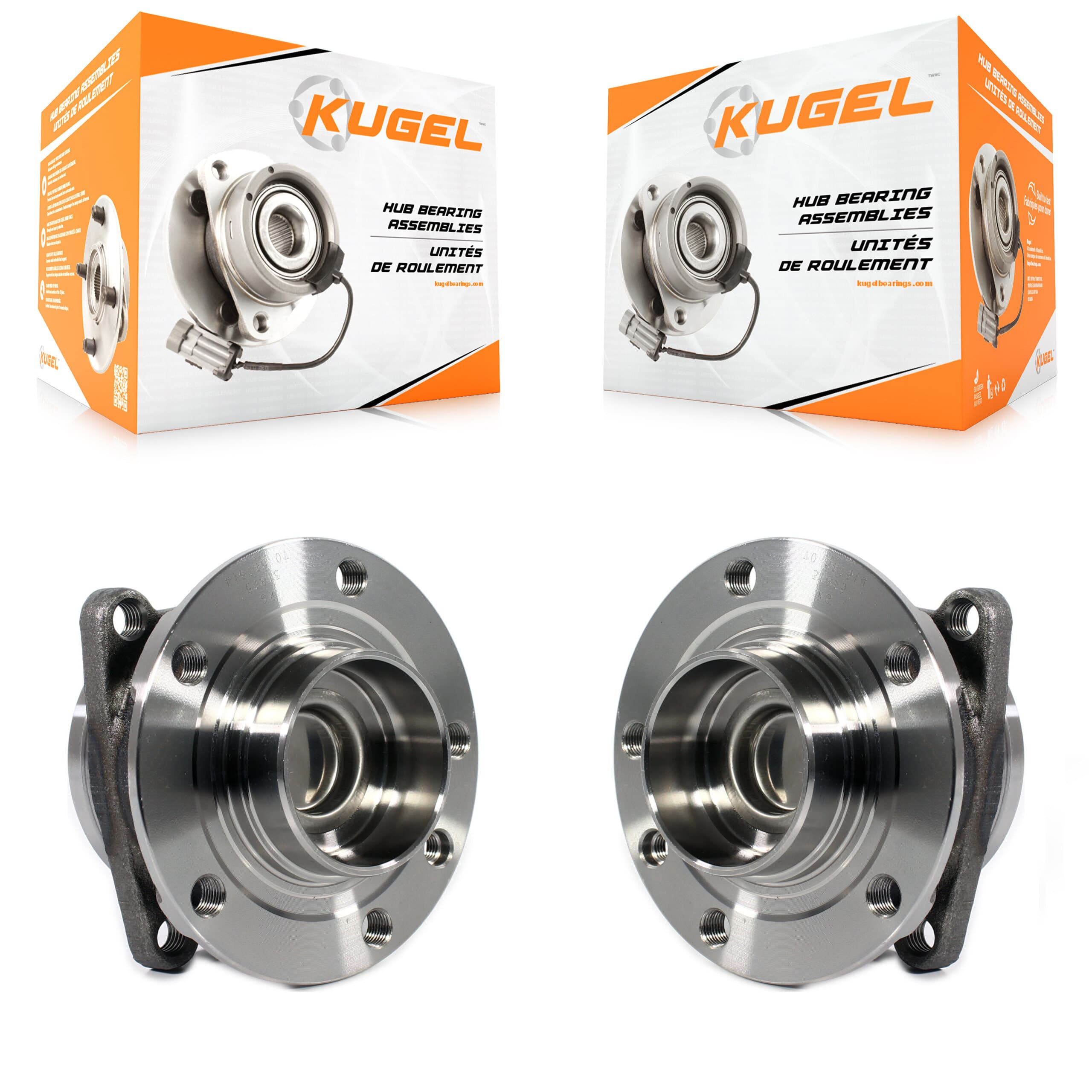 Kugel - K70-101502 - Rear Wheel Bearing and Hub Assembly Kits image 1
