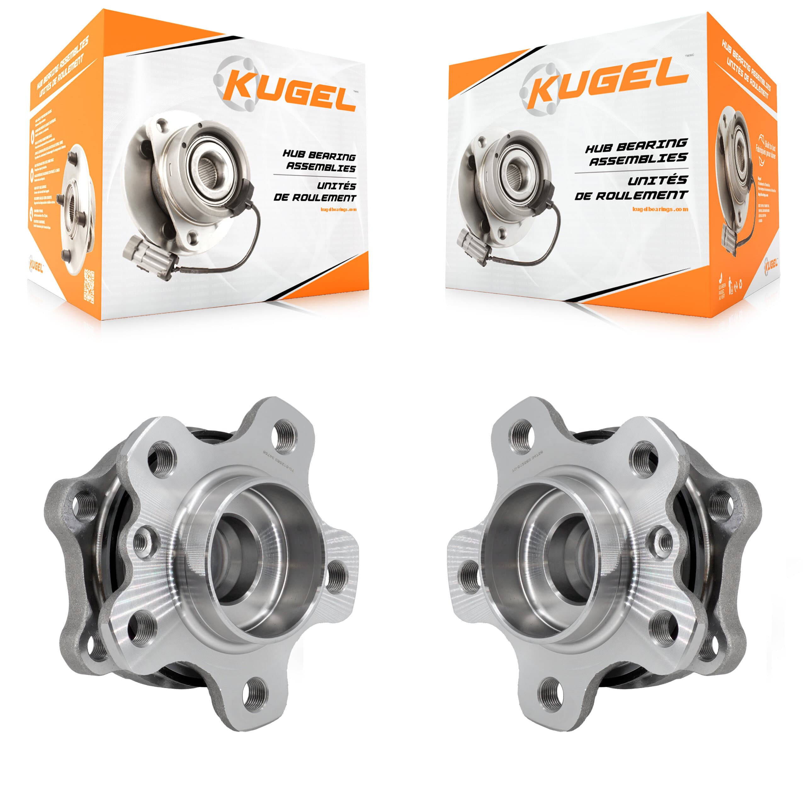 Kugel - K70-101946 - Front Wheel Bearing and Hub Assembly Kits image 1