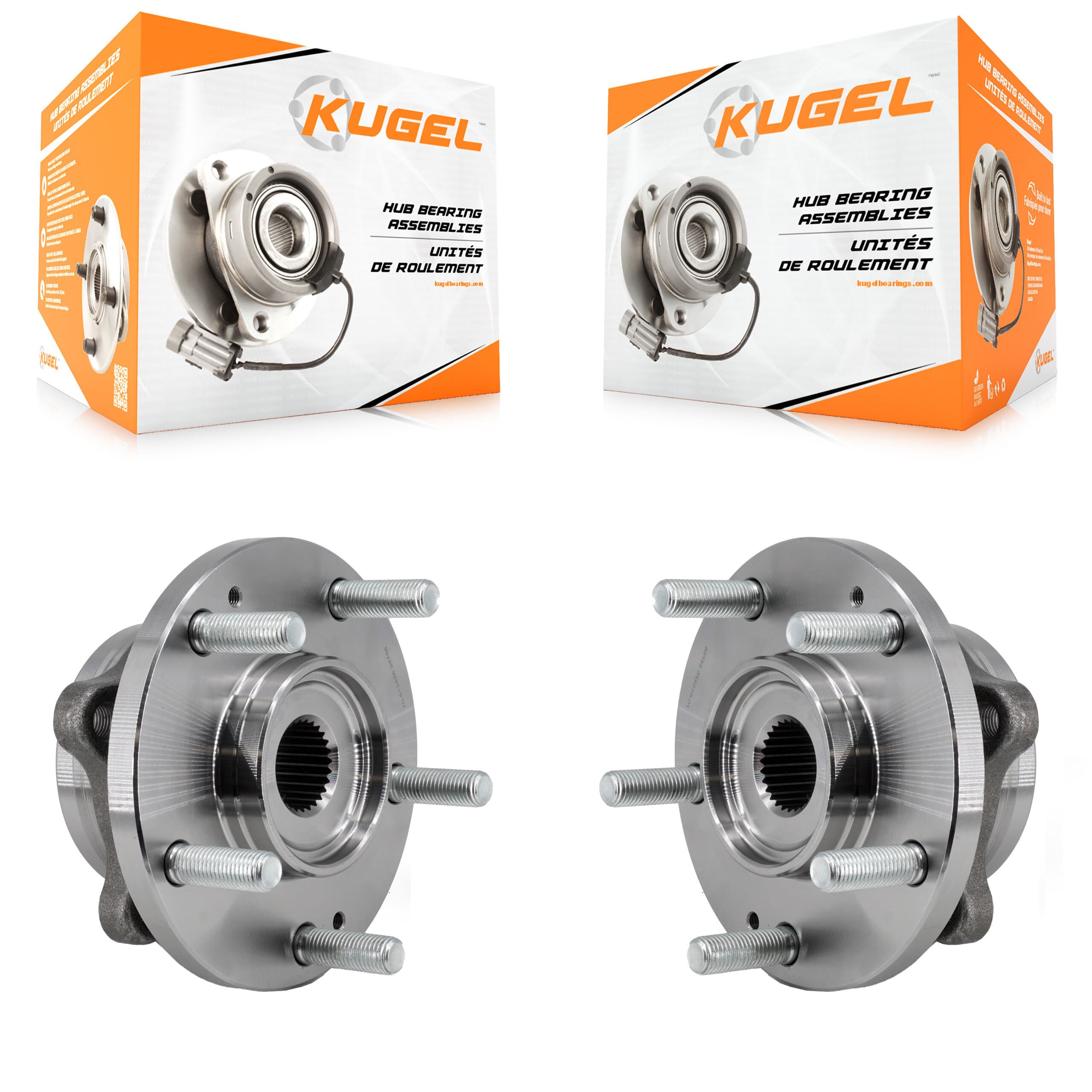 Kugel - K70-101955 - Front Wheel Bearing and Hub Assembly Kits image 1