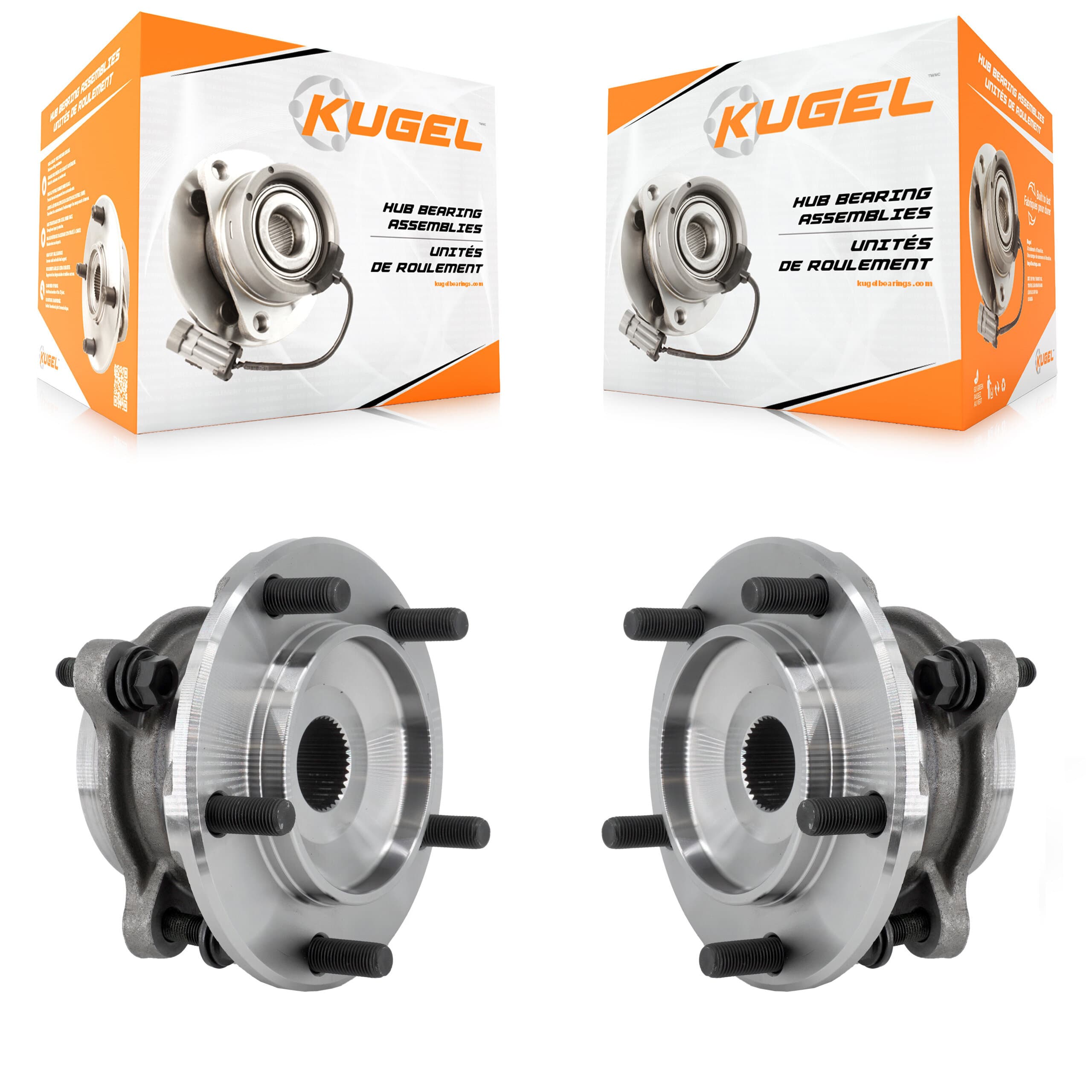 Kugel - K70-101958 - Front Wheel Bearing and Hub Assembly Kits image 1