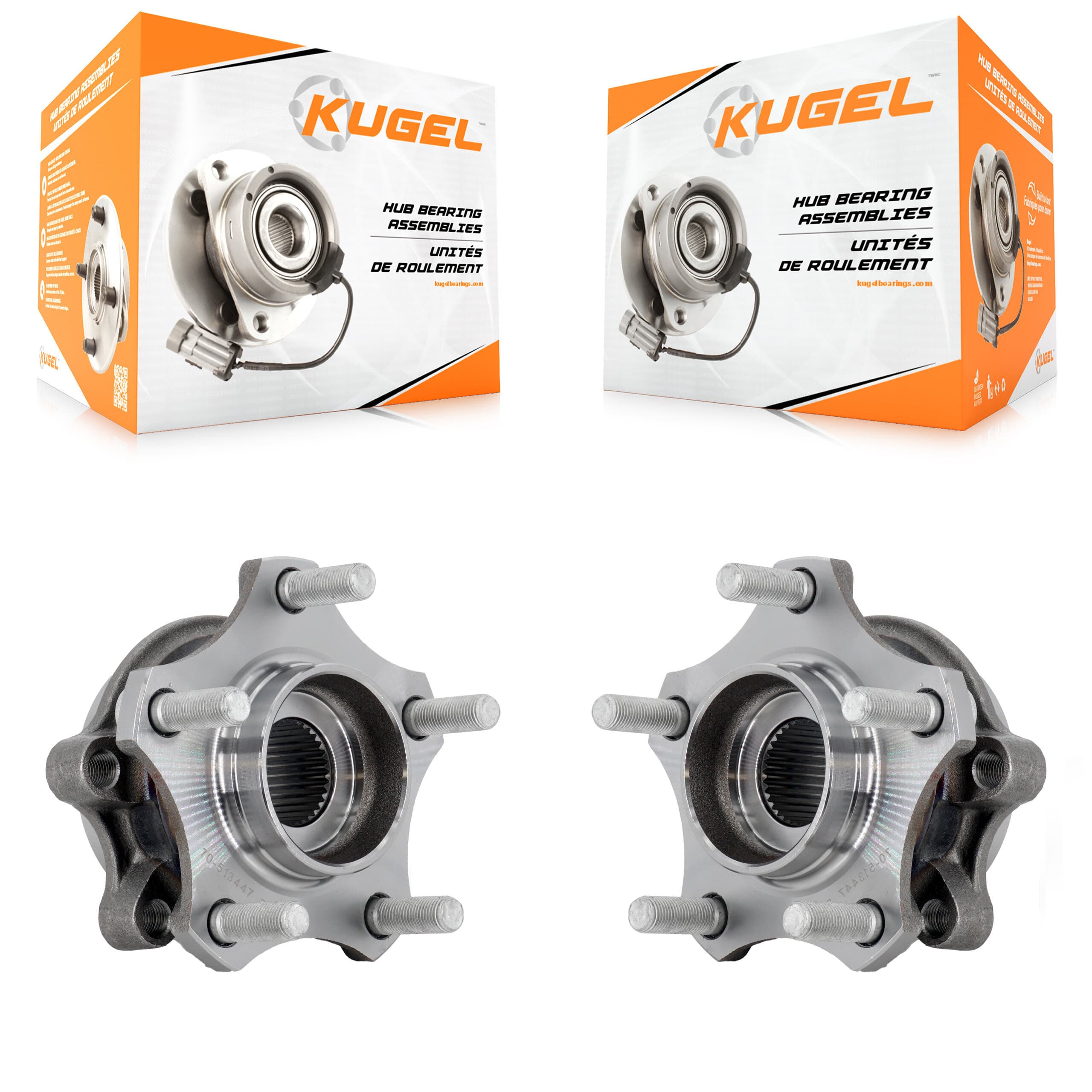 Kugel - K70-102073 - Front Wheel Bearing and Hub Assembly Kits image 1