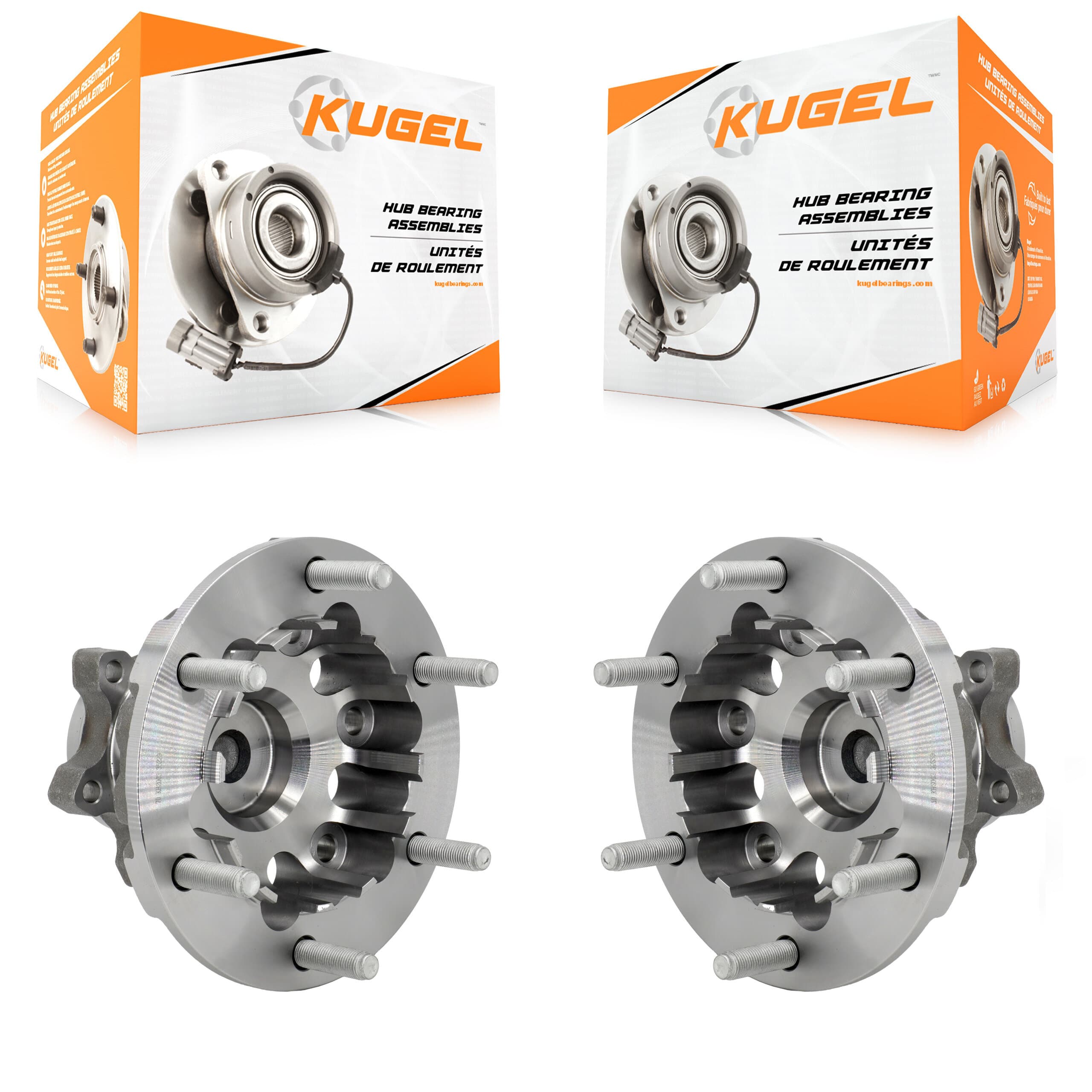 Kugel - K70-102076 - Front Wheel Bearing and Hub Assembly Kits image 1