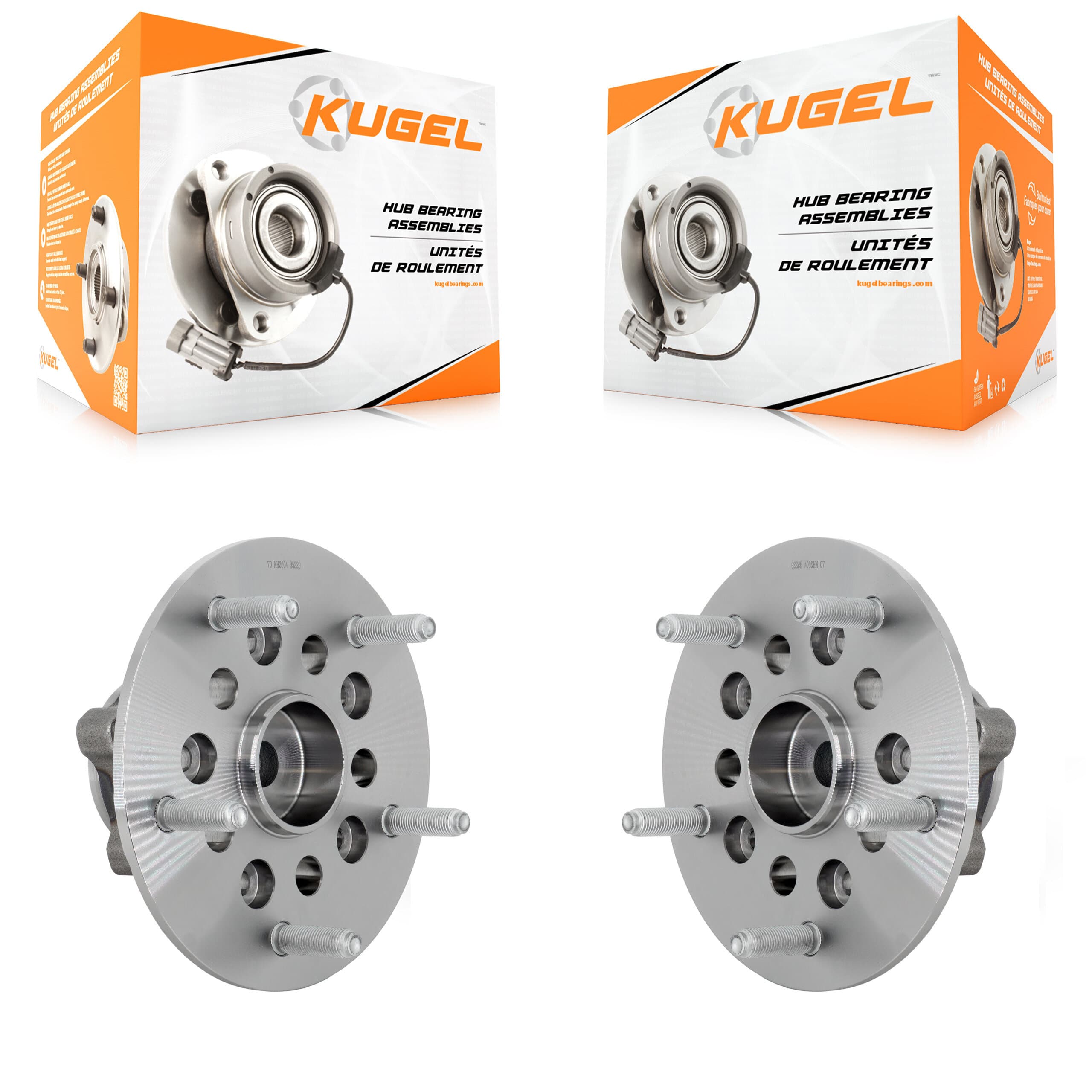Kugel - K70-102078 - Front Wheel Bearing and Hub Assembly Kits image 1