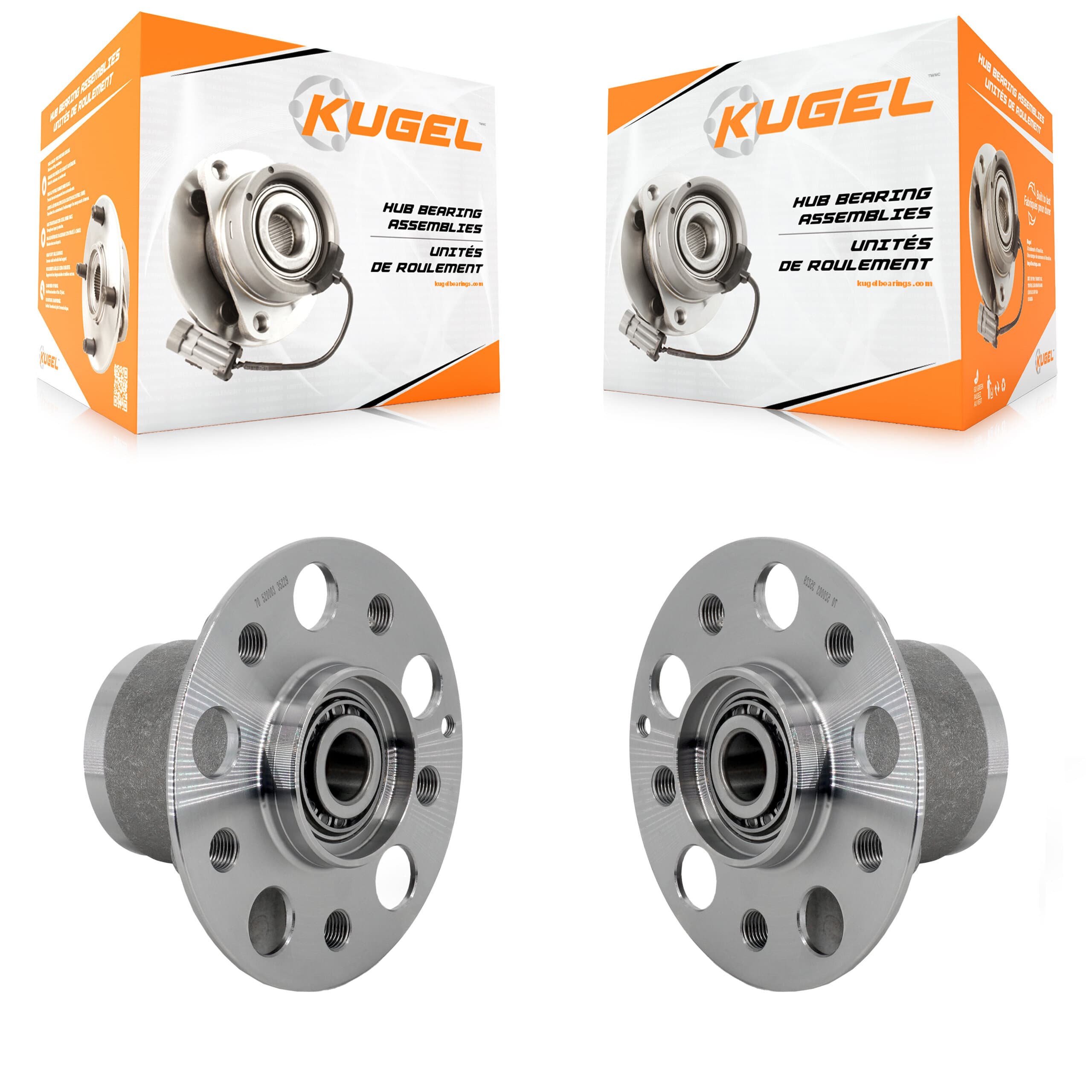 Kugel - K70-102091 - Front Wheel Bearing and Hub Assembly Kits image 1