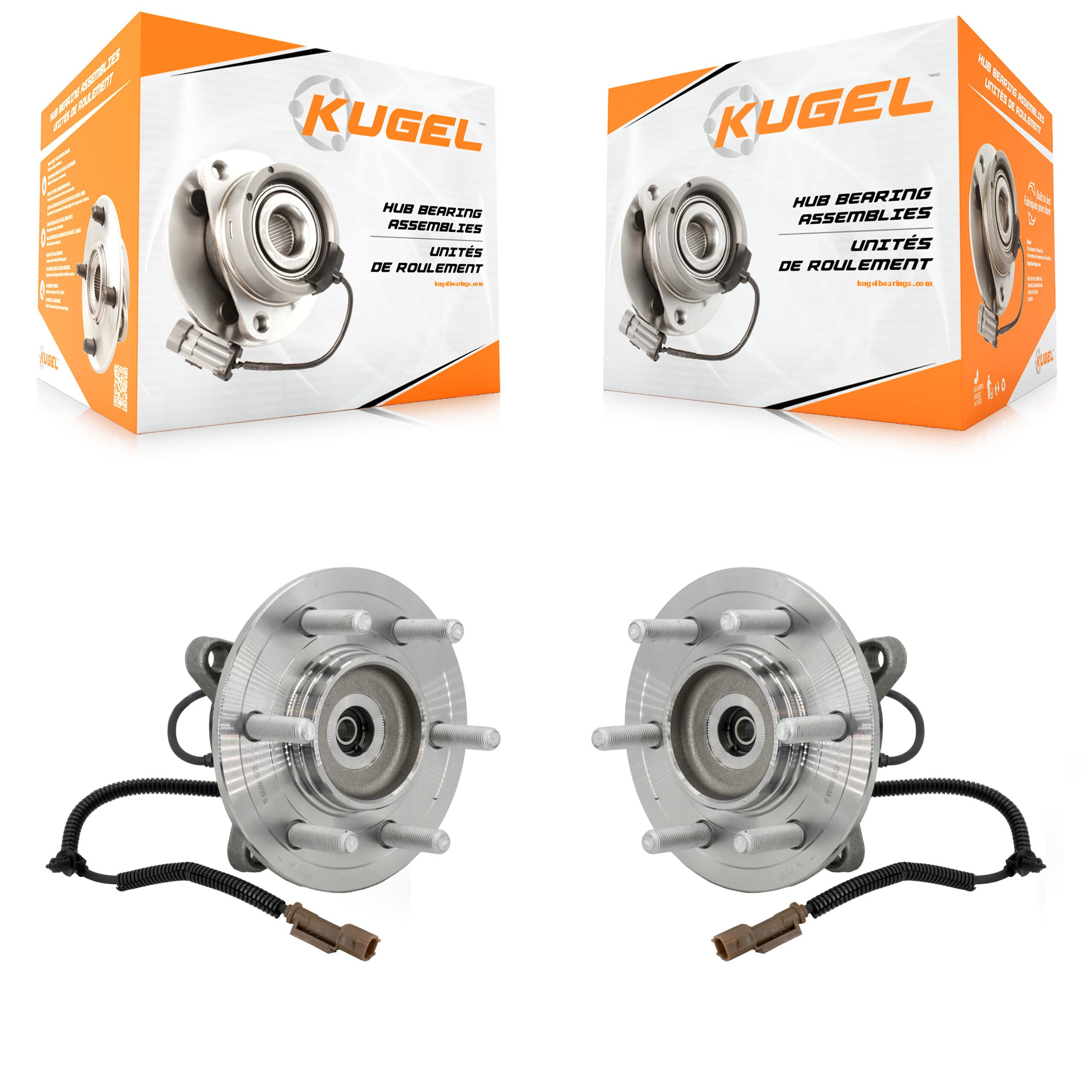 Kugel - K70-102094 - Front Wheel Bearing and Hub Assembly Kits image 1
