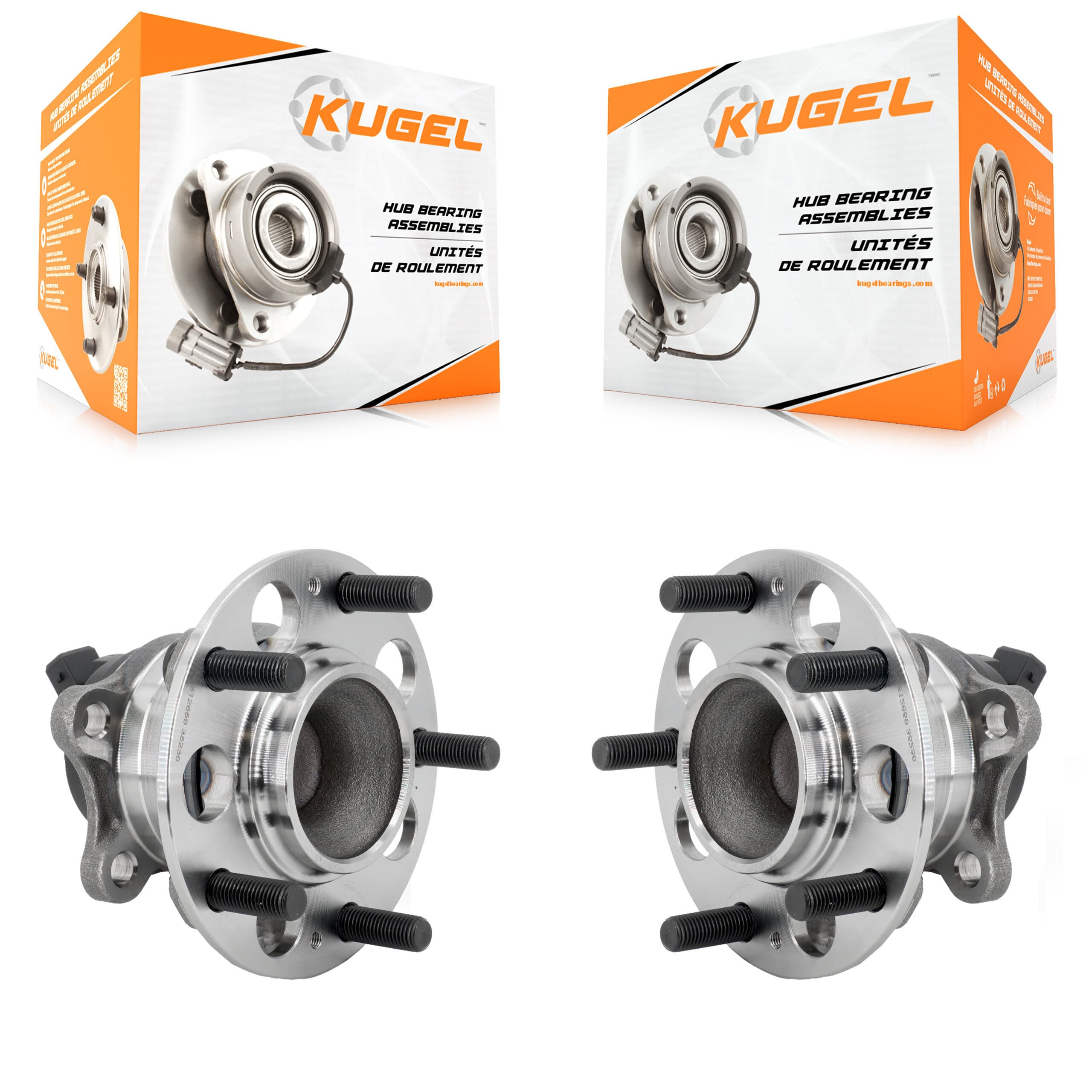 Kugel - K70-102103 - Rear Wheel Bearing and Hub Assembly Kits image 1