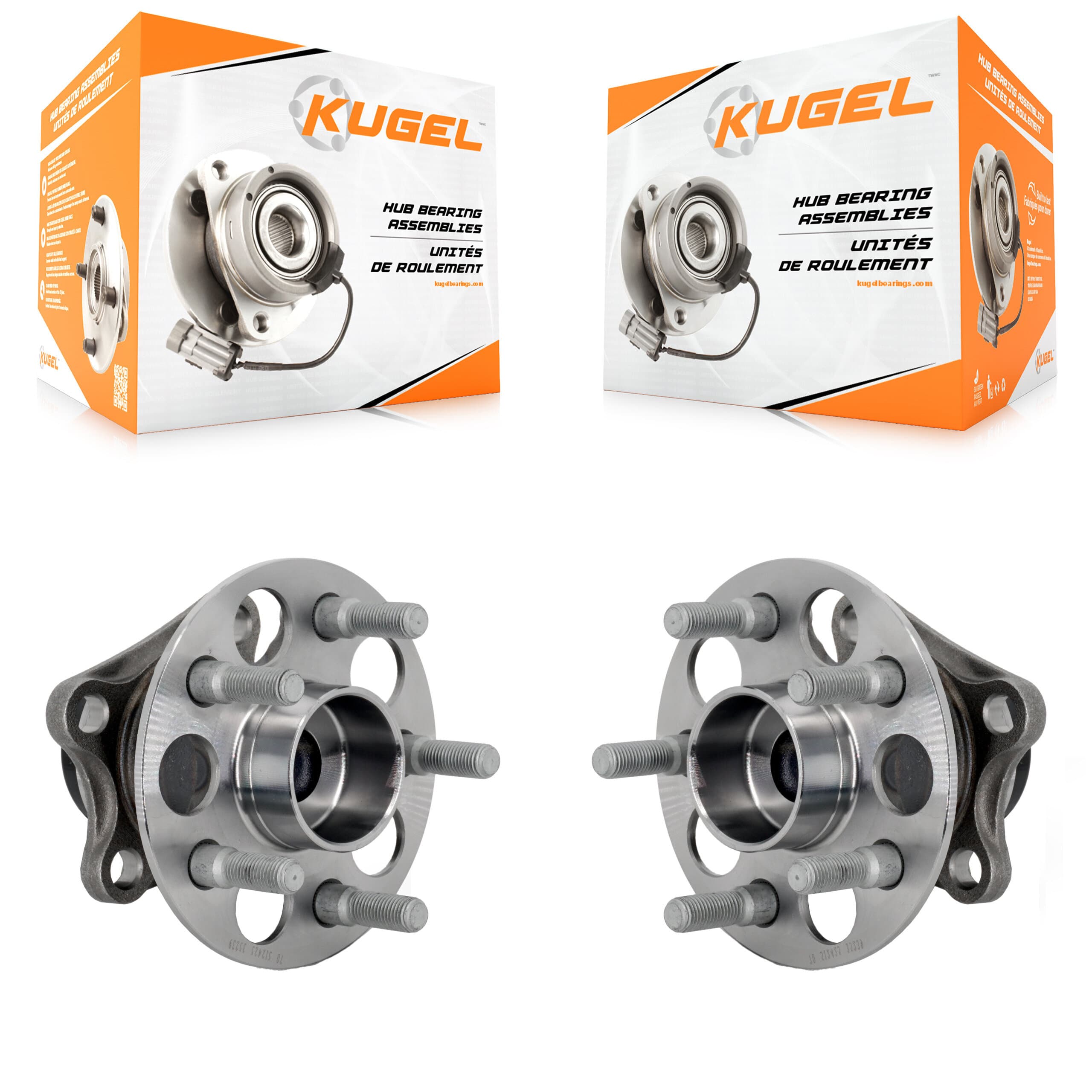 Kugel - K70-102112 - Rear Wheel Bearing and Hub Assembly Kits image 1