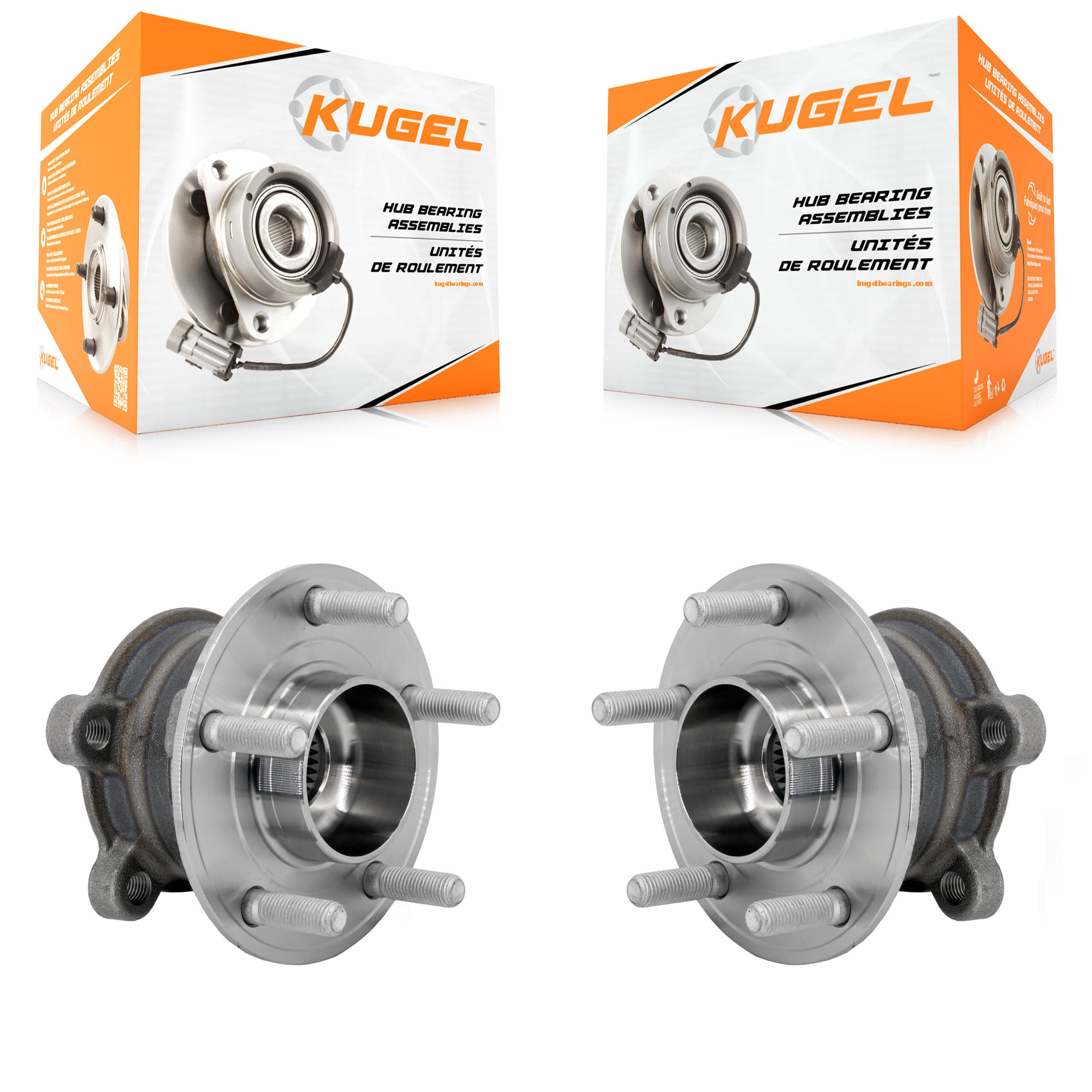 Kugel - K70-102115 - Rear Wheel Bearing and Hub Assembly Kits image 1