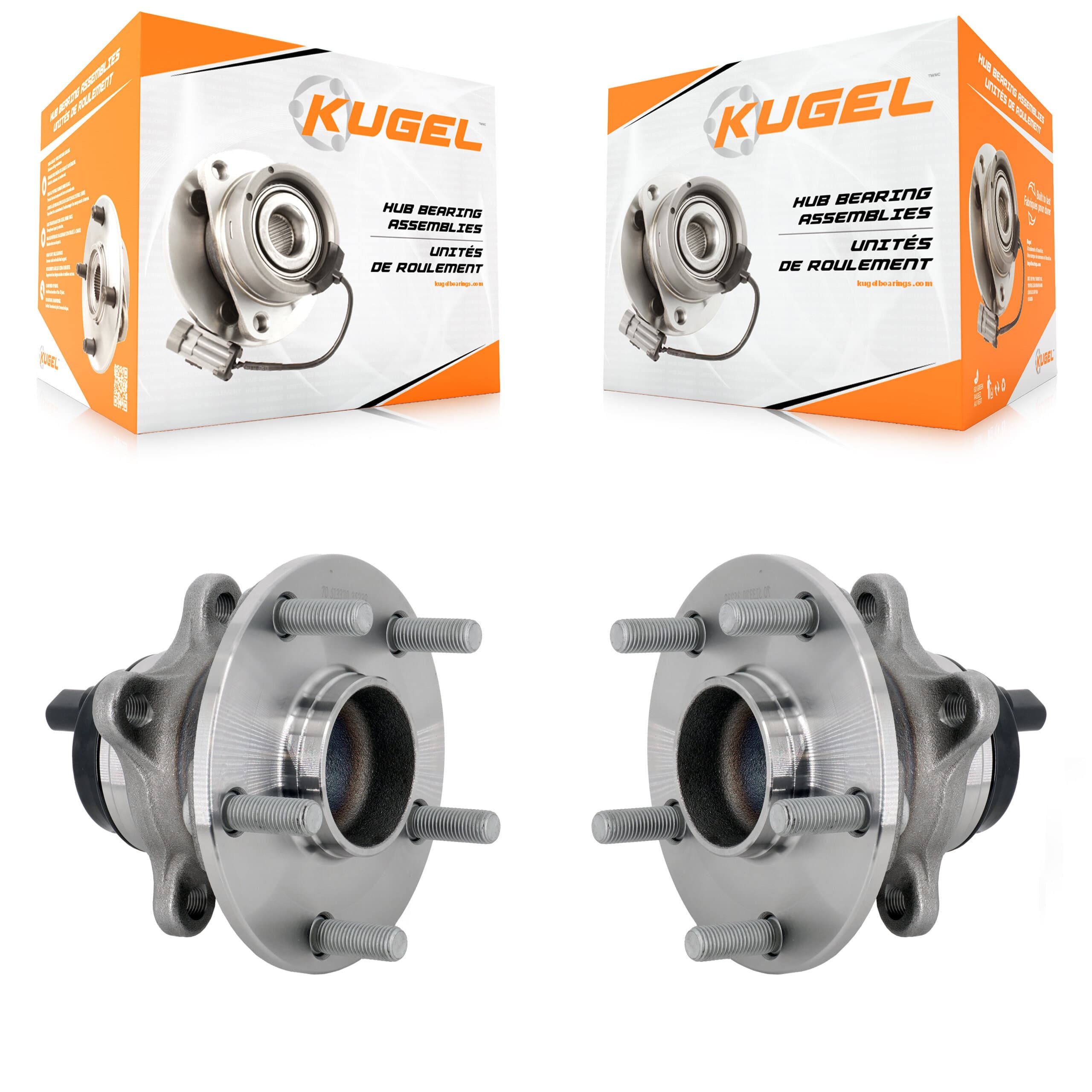 Kugel - K70-102185 - Front Wheel Bearing and Hub Assembly Kits image 1