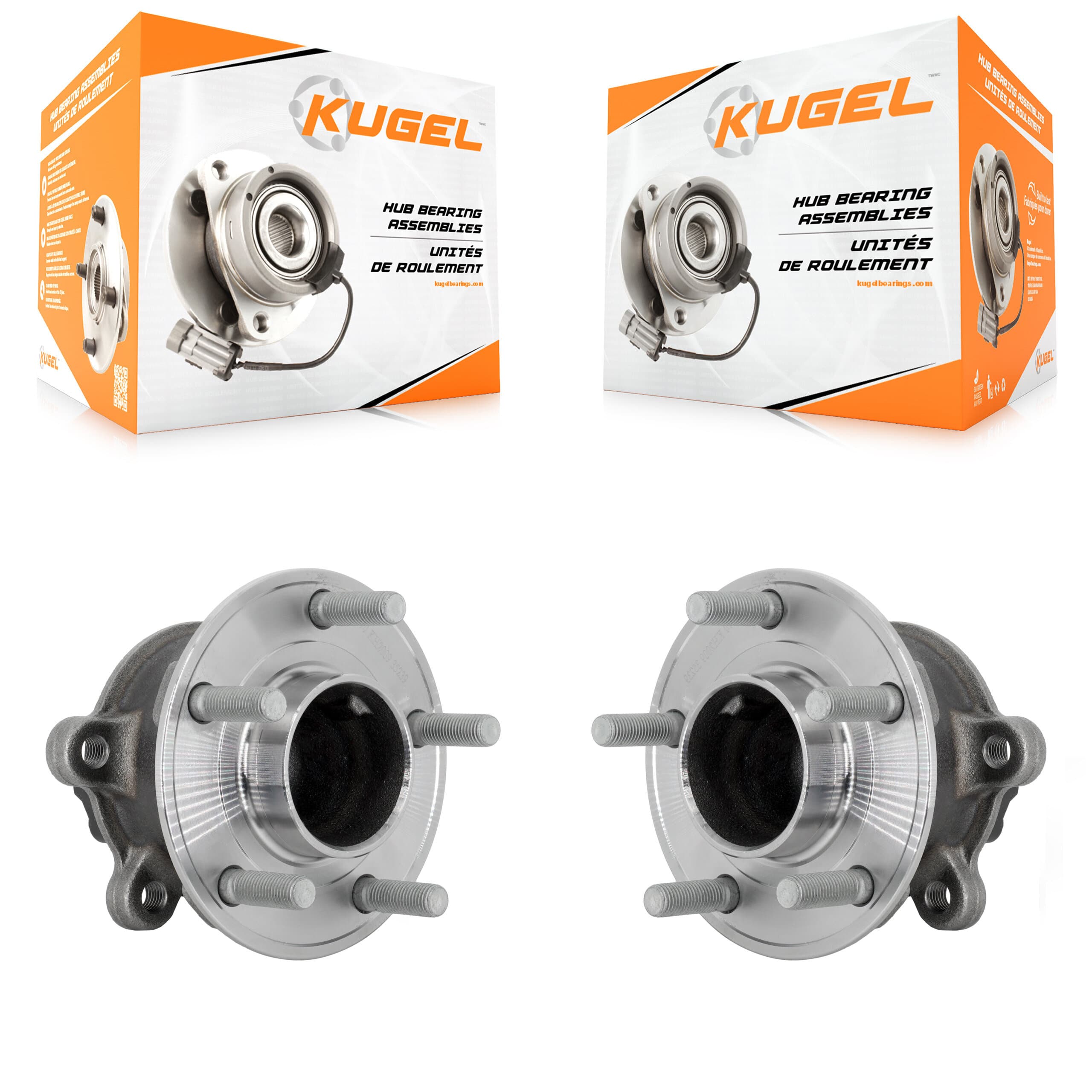 Kugel - K70-102194 - Rear Wheel Bearing and Hub Assembly Kits image 1