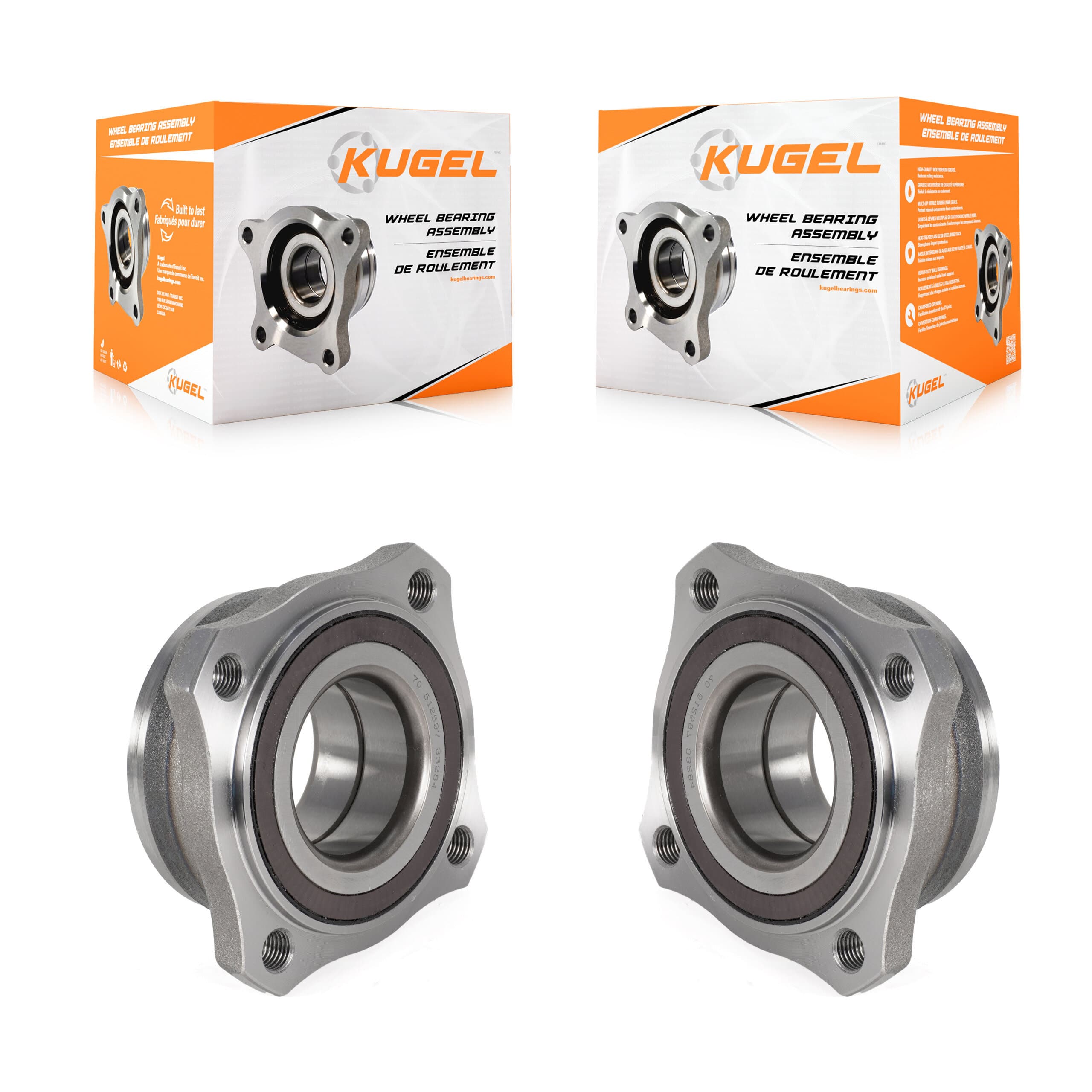 Kugel - K70-102256 - Rear Wheel Bearing Assembly Kits image 1