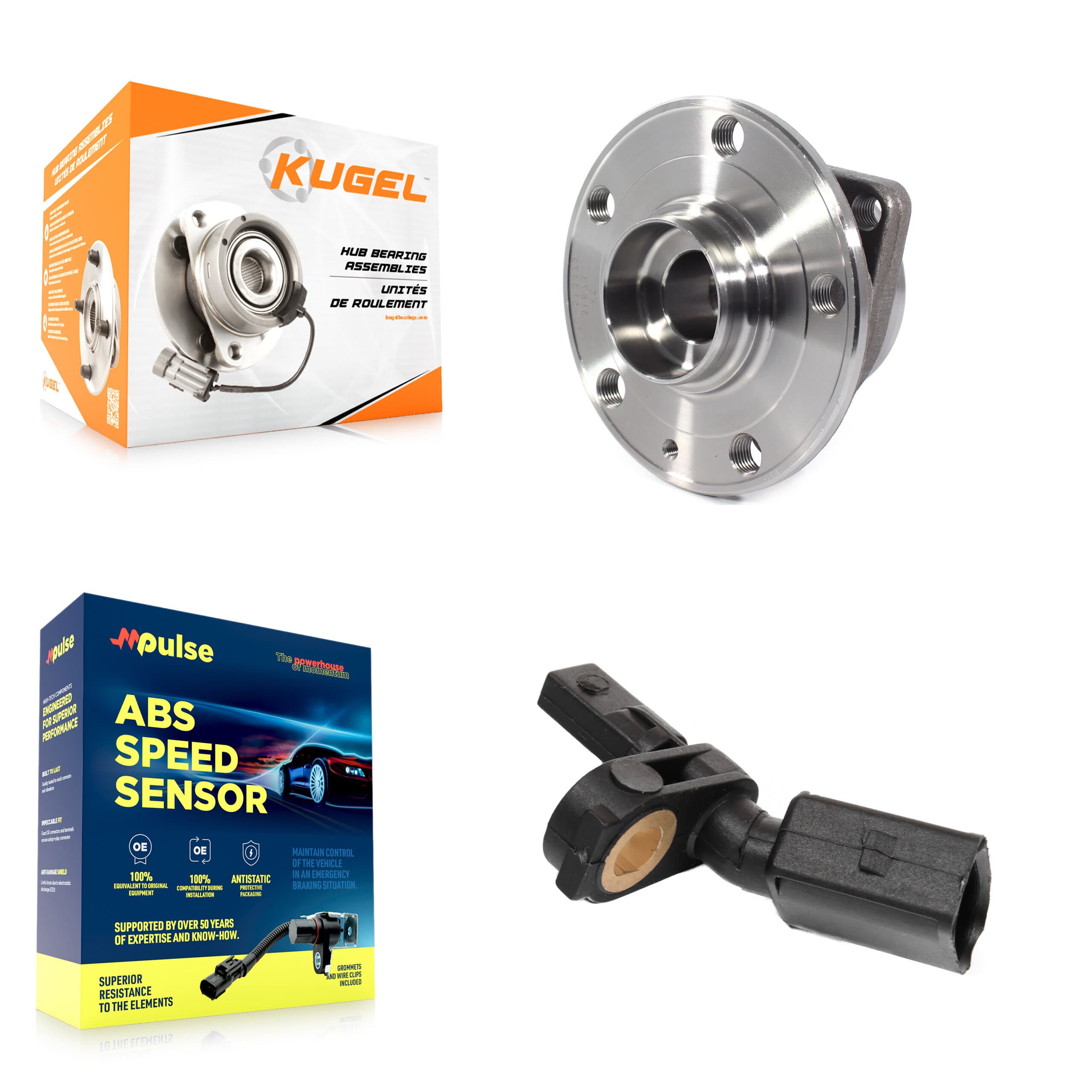 Kugel - K7S-100029 - Front Wheel Bearing and Hub Assembly Kits image 1