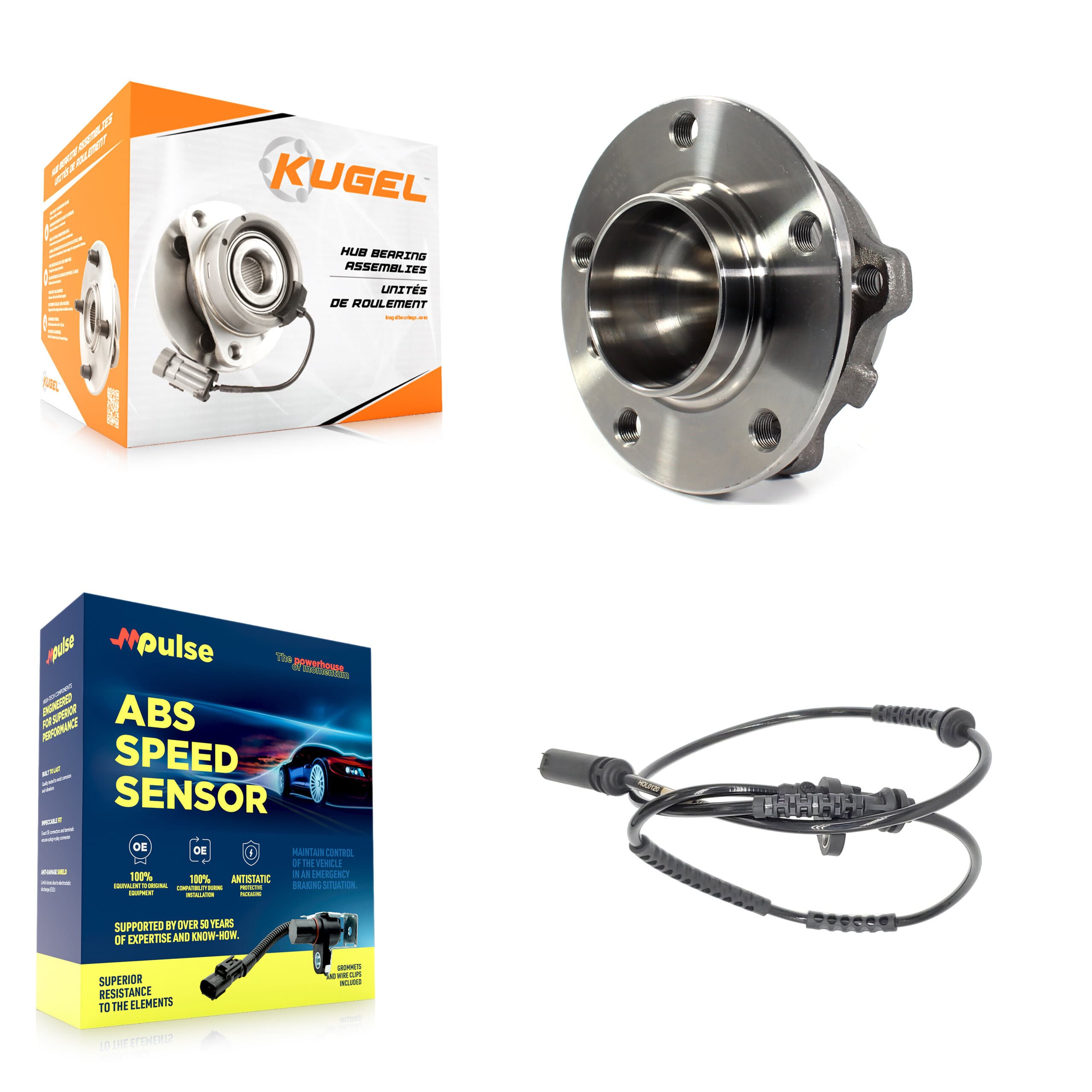 Kugel - K7S-100039 - Front Wheel Bearing and Hub Assembly Kits image 1