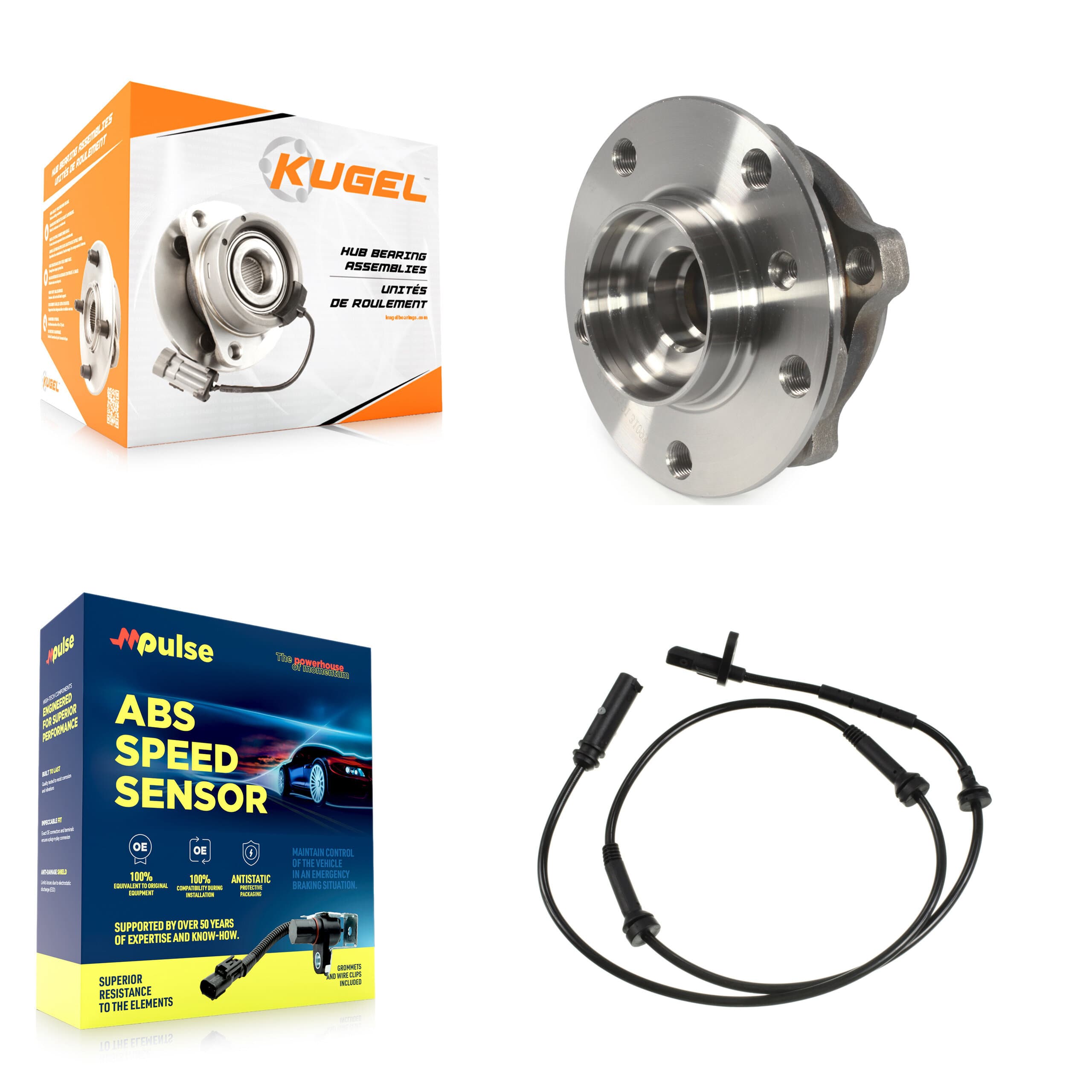 Kugel - K7S-100043 - Front Wheel Bearing and Hub Assembly Kits image 1