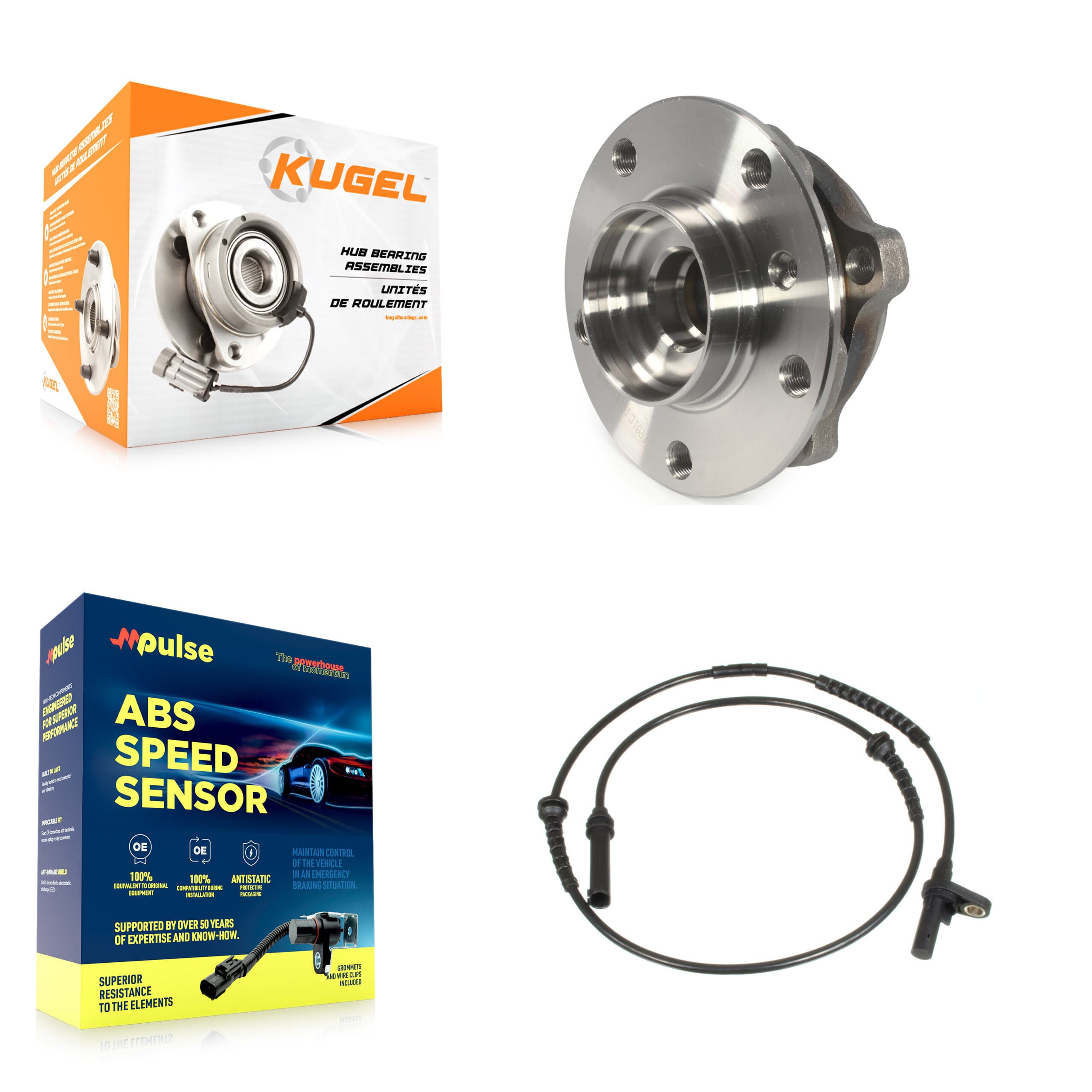 Kugel - K7S-100044 - Front Wheel Bearing and Hub Assembly Kits image 1