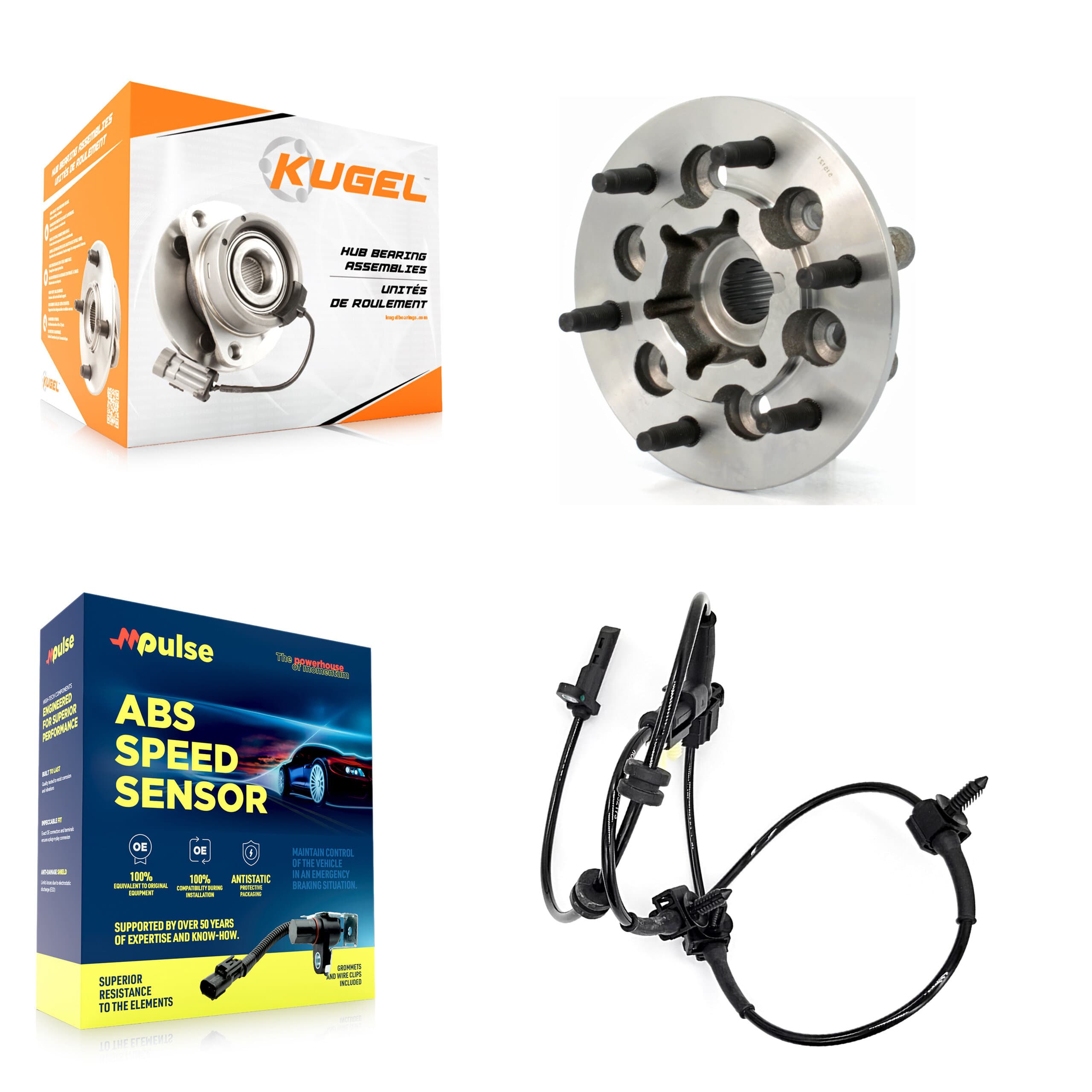 Kugel - K7S-100073 - Front Wheel Bearing and Hub Assembly Kits image 1