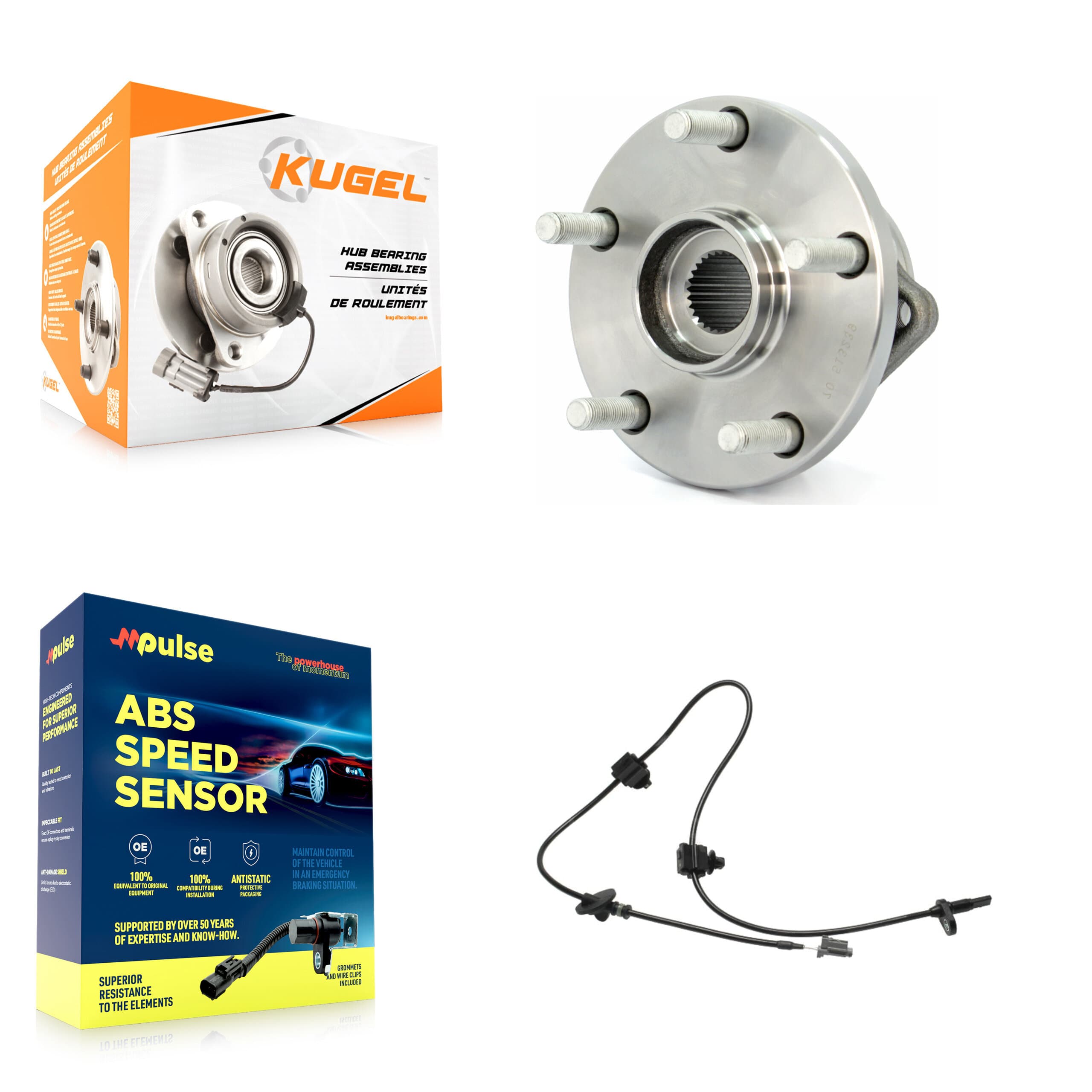 Kugel - K7S-100098 - Front Wheel Bearing and Hub Assembly Kits image 1
