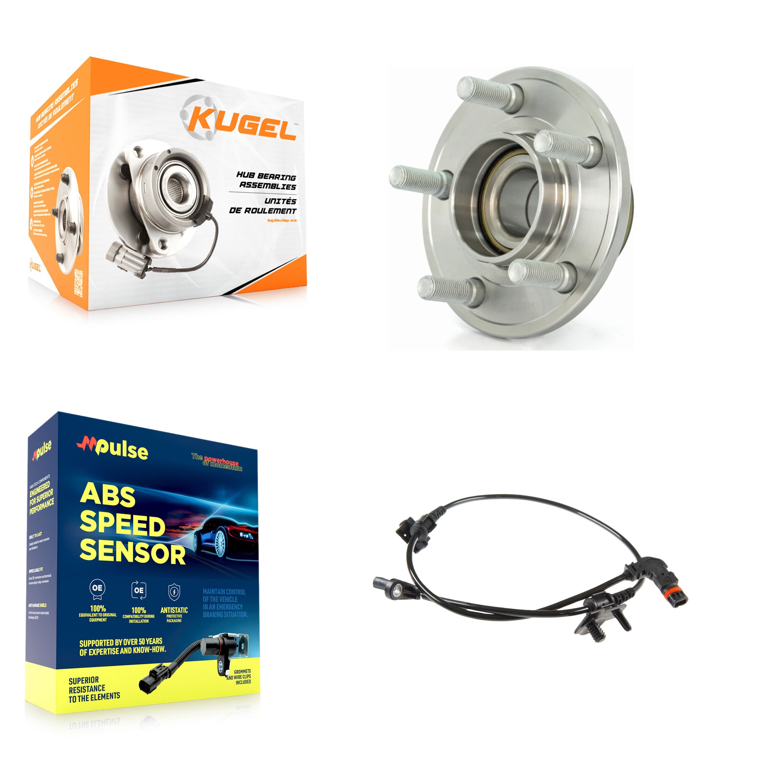 Kugel - K7S-100102 - Front Wheel Bearing and Hub Assembly Kits image 1