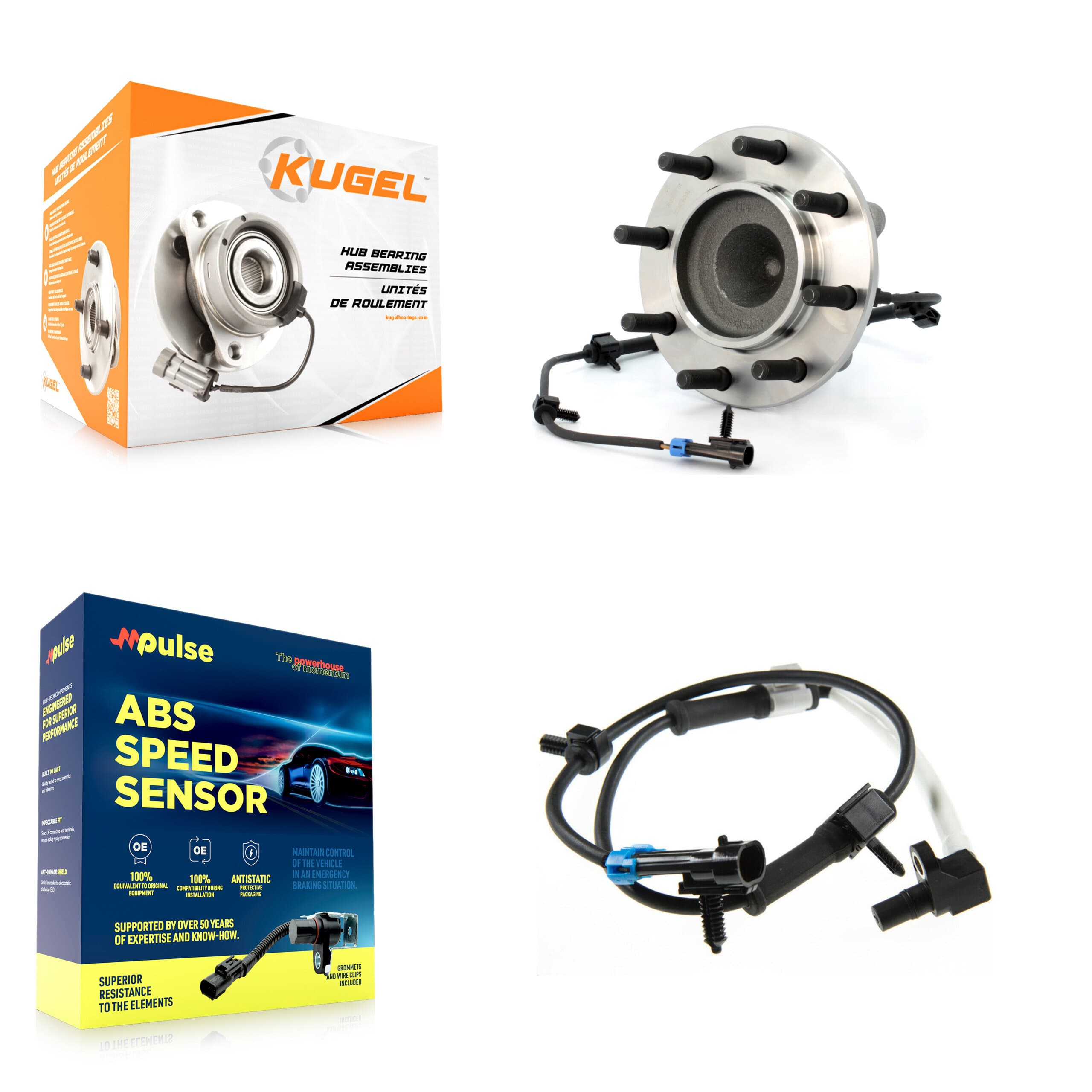 Kugel - K7S-100106 - Front Wheel Bearing and Hub Assembly Kits image 1
