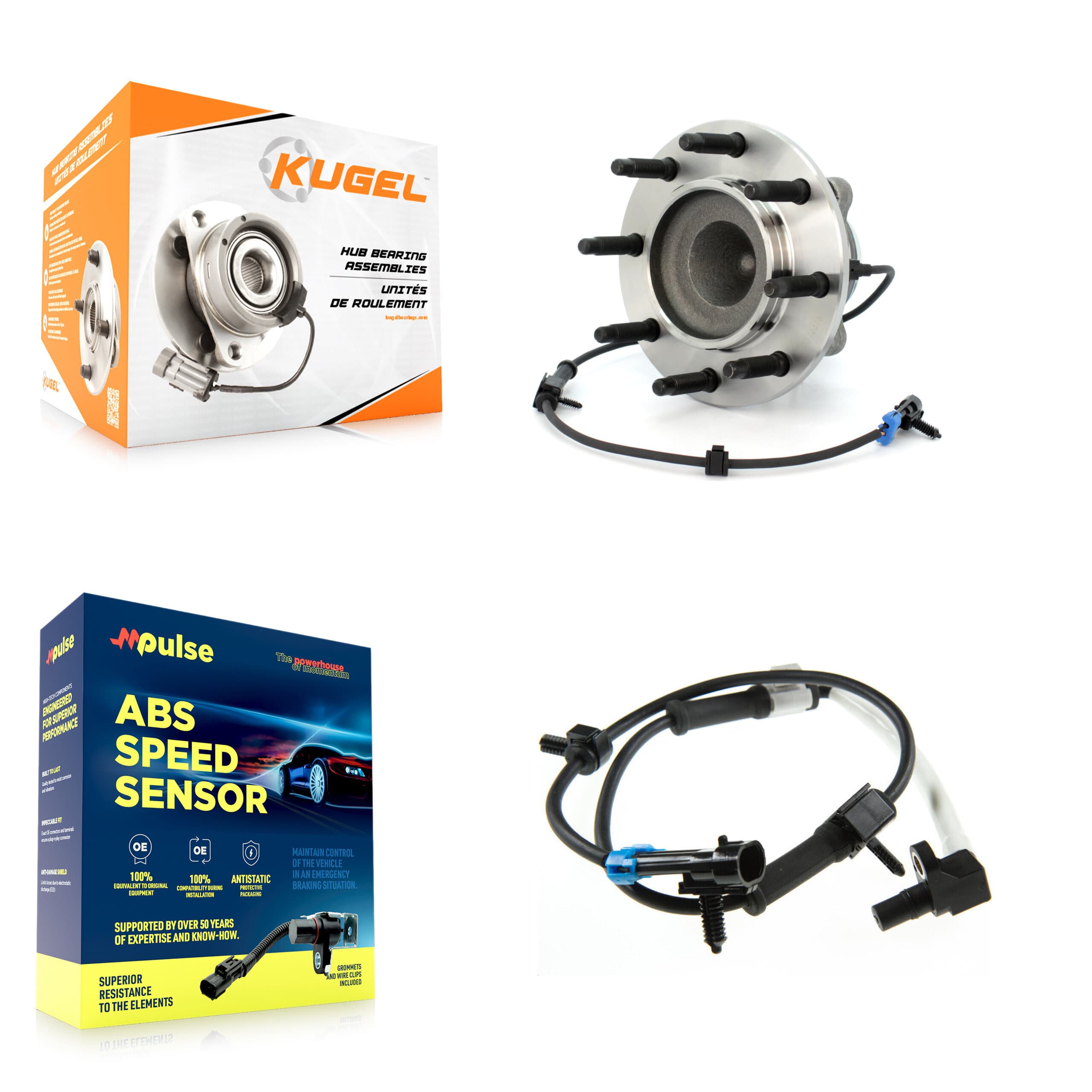 Kugel - K7S-100107 - Front Wheel Bearing and Hub Assembly Kits image 1