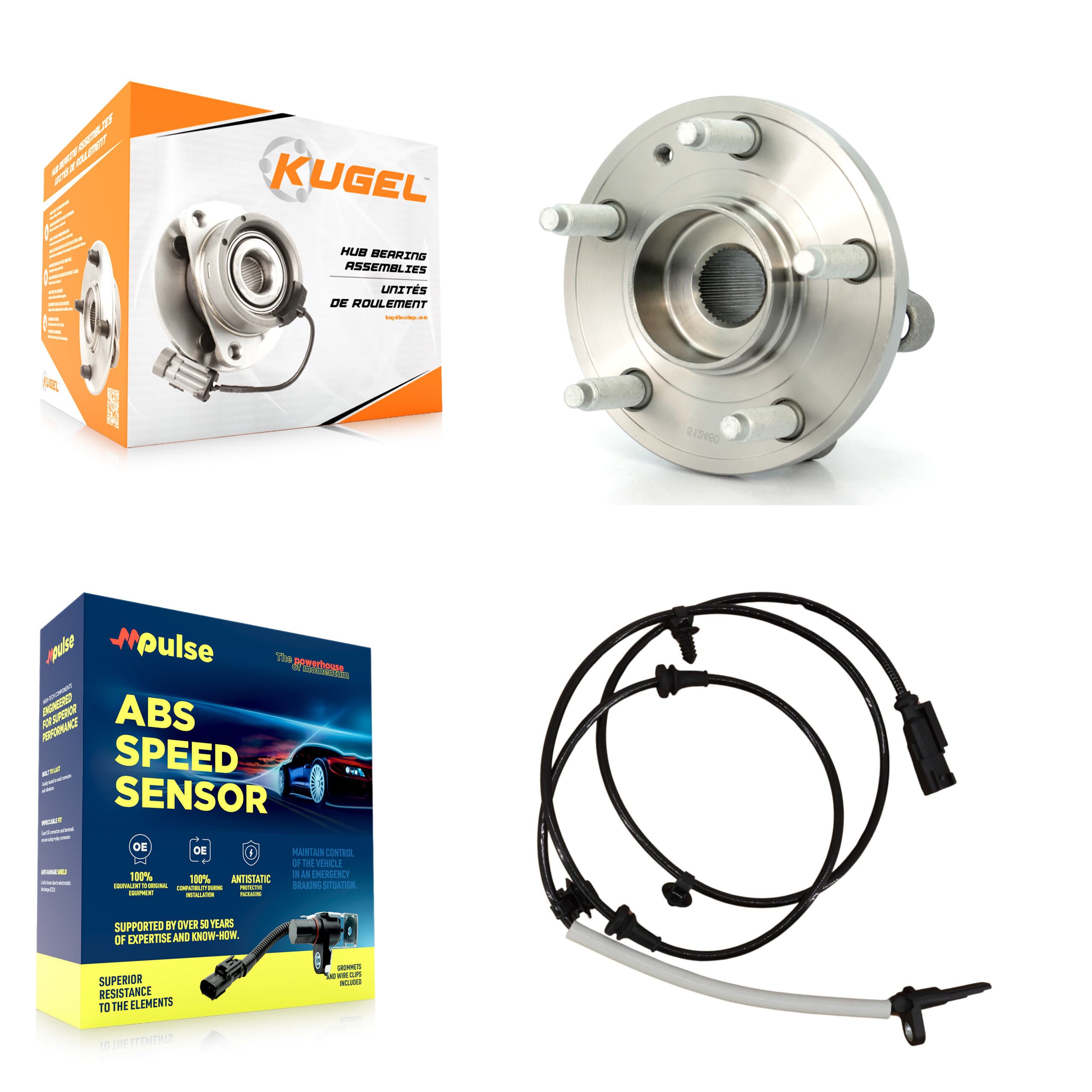 Kugel - K7S-100162 - Front Wheel Bearing and Hub Assembly Kits image 1