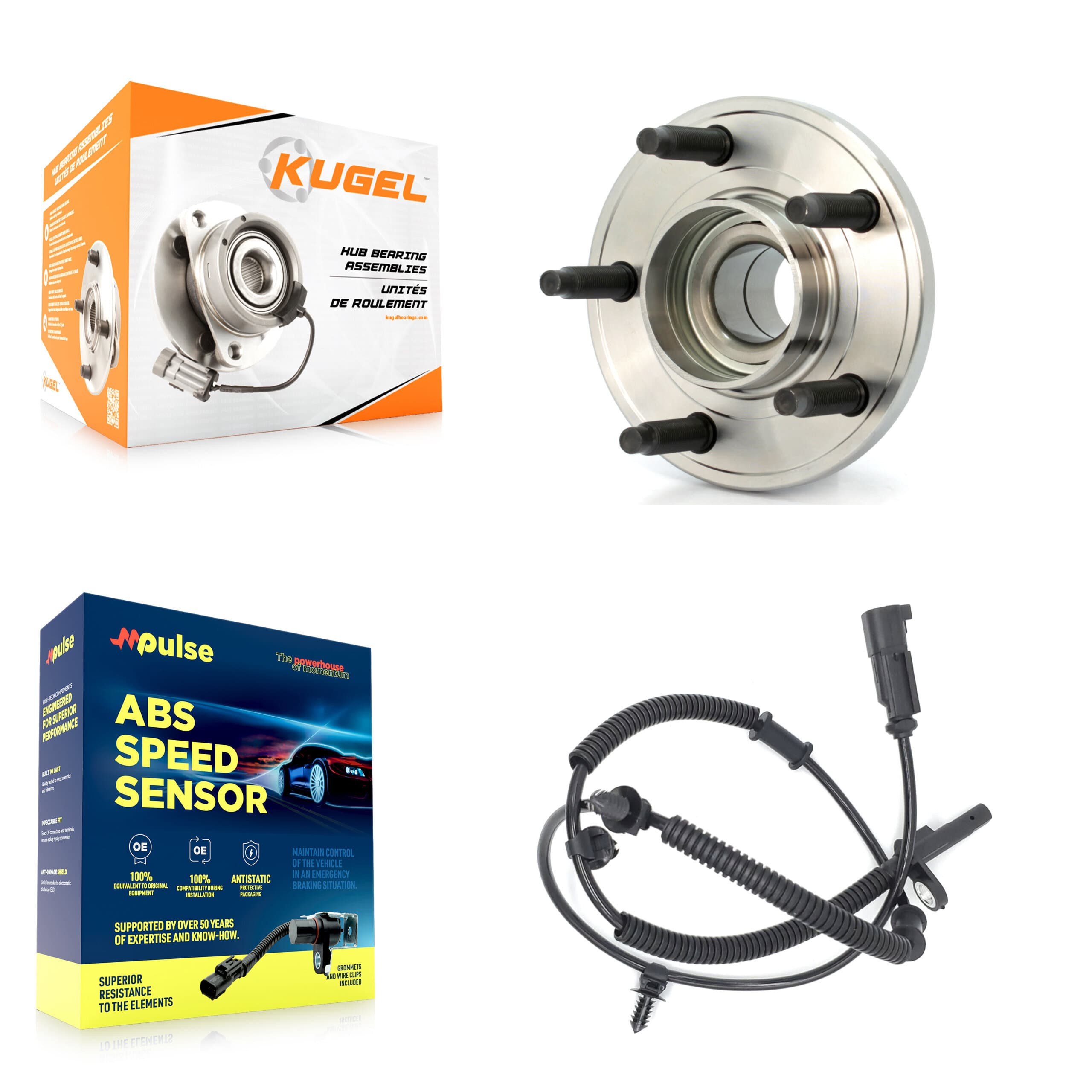 Kugel - K7S-100226 - Front Wheel Bearing and Hub Assembly Kits image 1