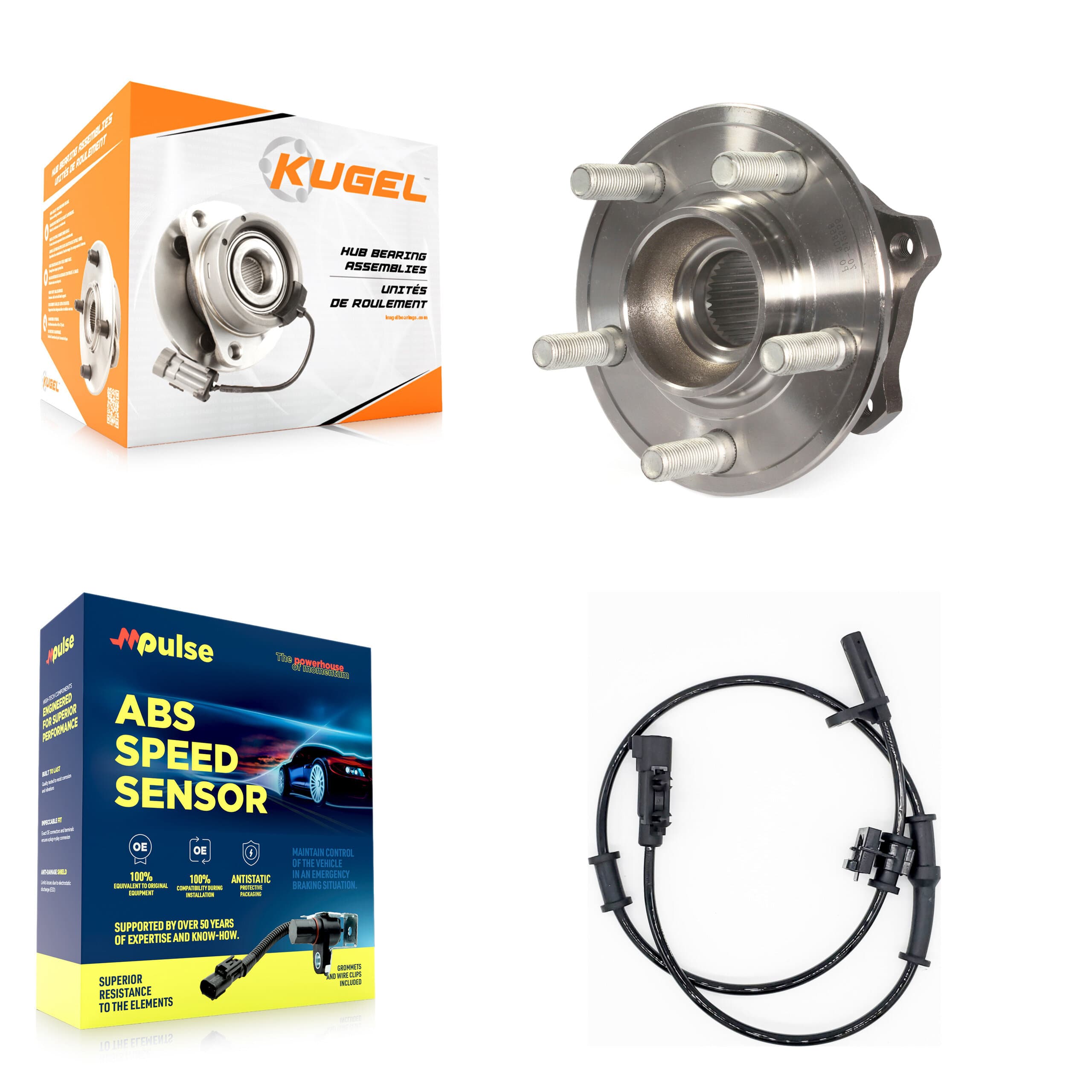 Kugel - K7S-100365 - Rear Wheel Bearing and Hub Assembly Kits image 1