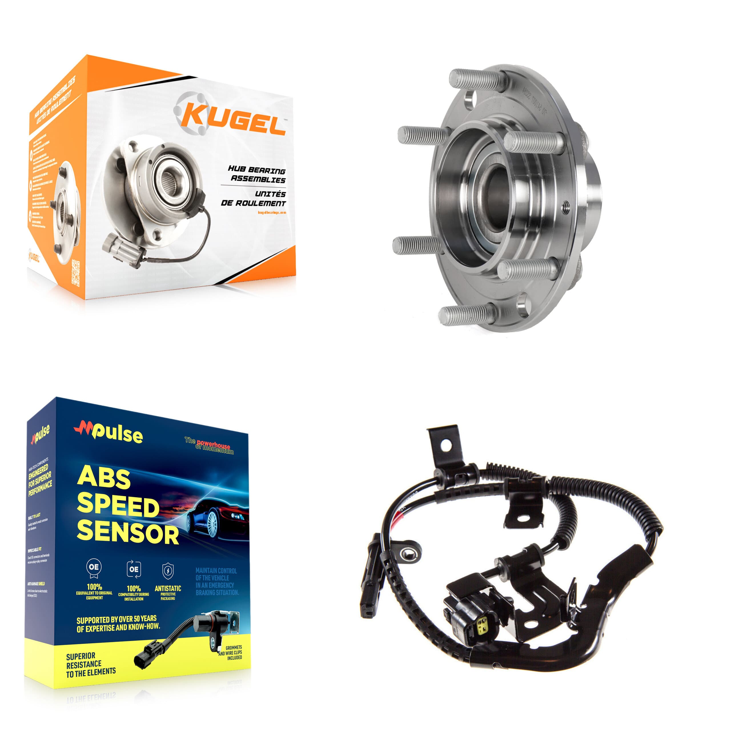 Kugel - K7S-100378 - Rear Wheel Bearing and Hub Assembly Kits image 1