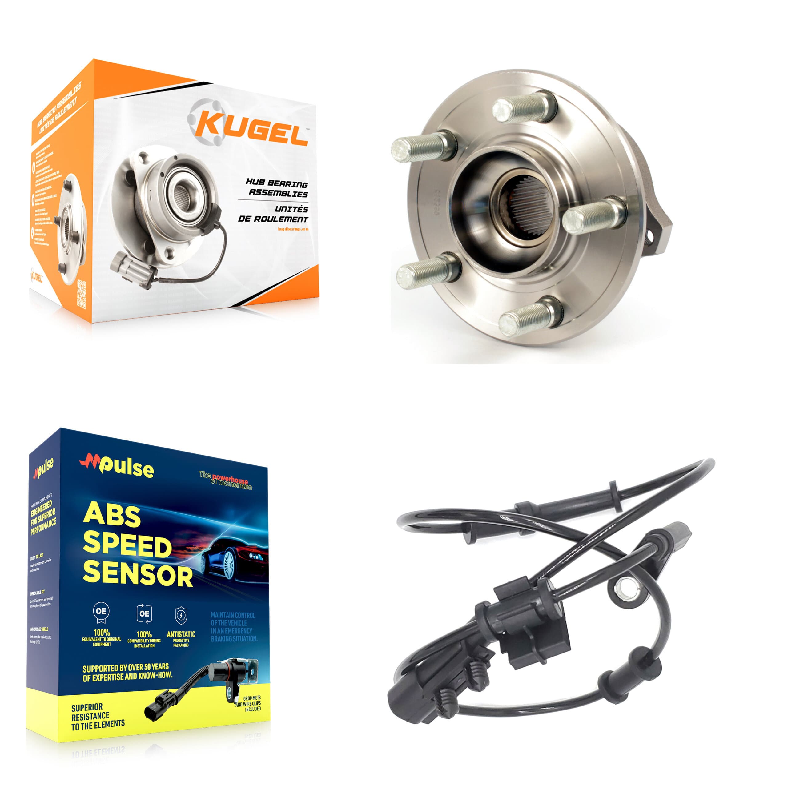 Kugel - K7S-100440 - Rear Wheel Bearing and Hub Assembly Kits image 1
