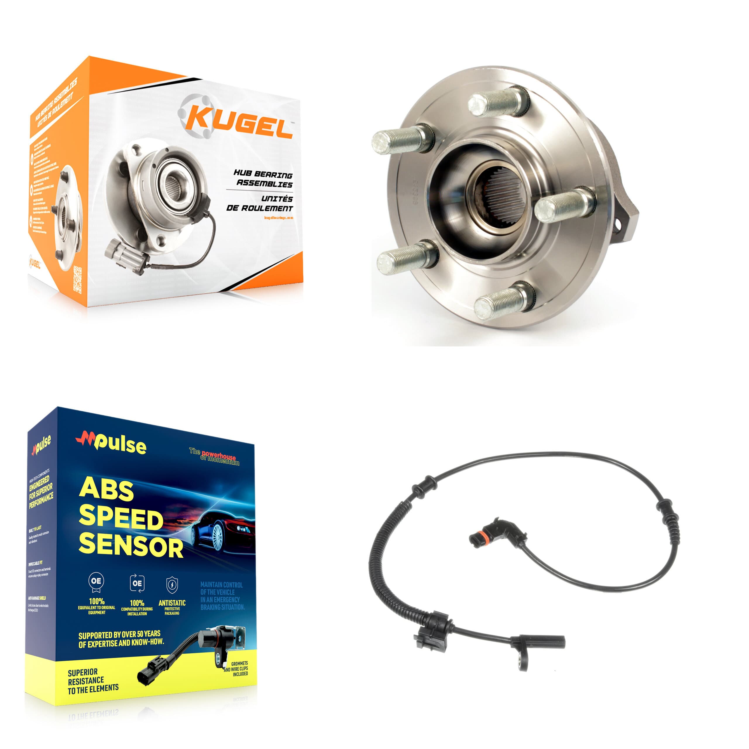 Kugel - K7S-100442 - Rear Wheel Bearing and Hub Assembly Kits image 1