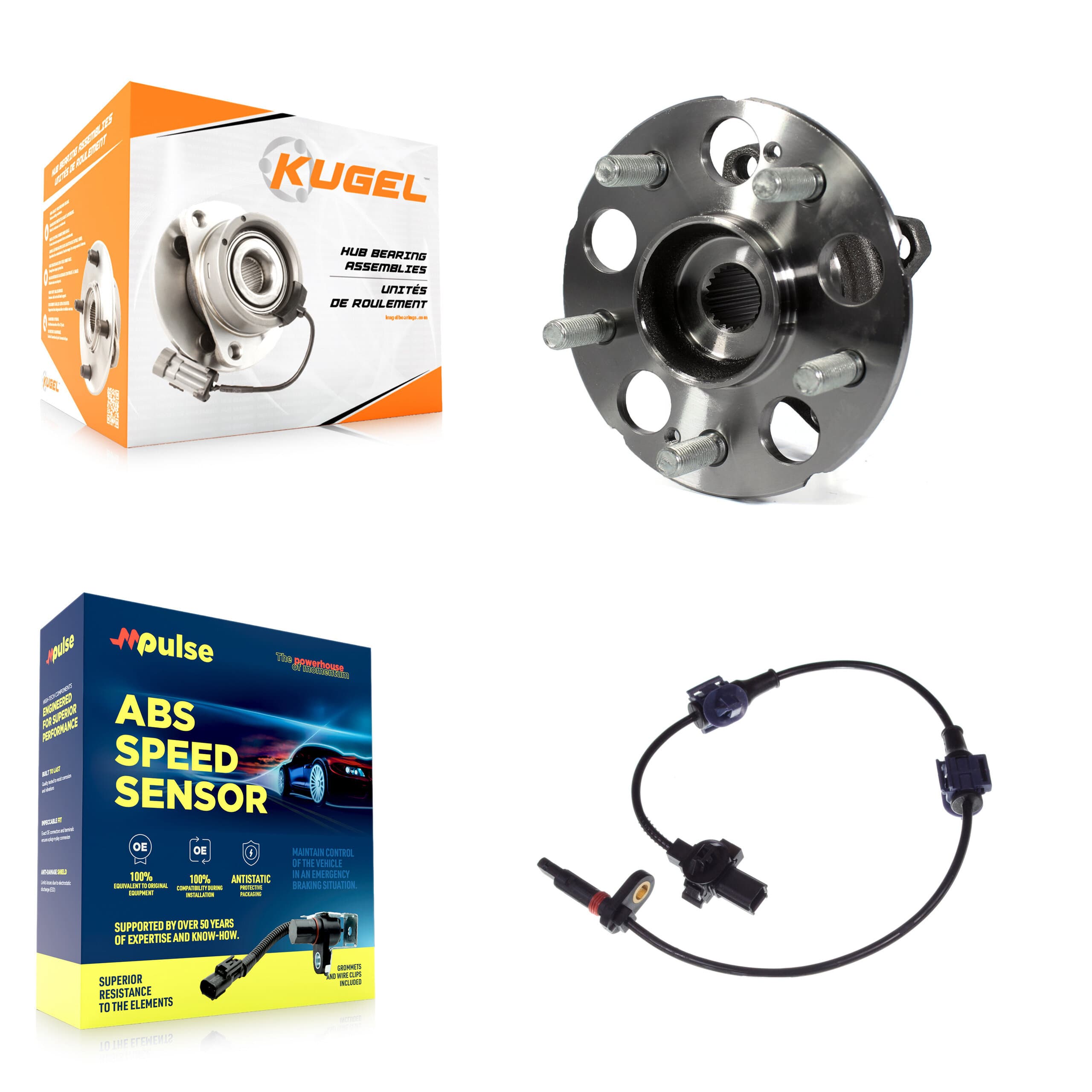 Kugel - K7S-100473 - Rear Wheel Bearing and Hub Assembly Kits image 1
