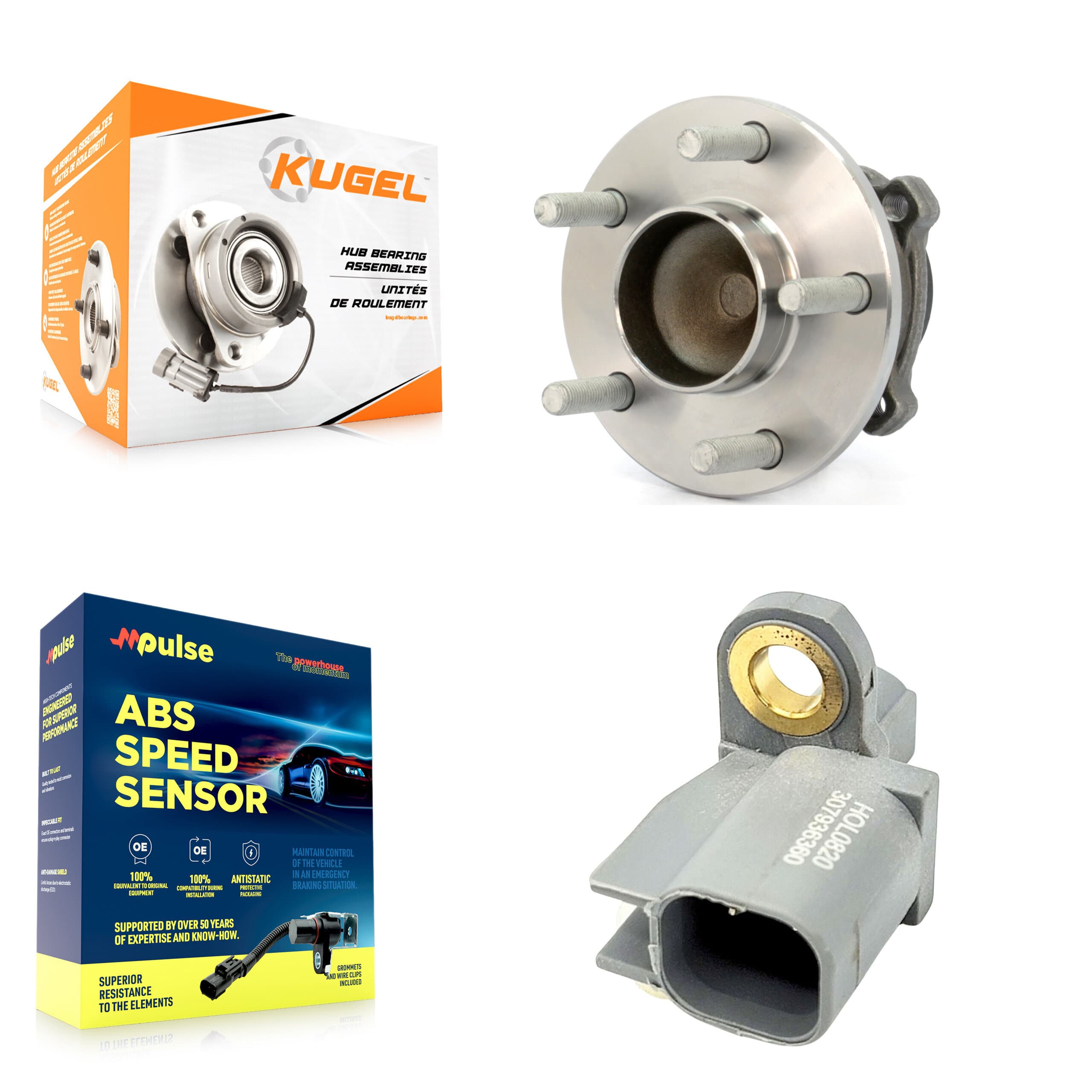 Kugel - K7S-100493 - Rear Wheel Bearing and Hub Assembly Kits image 1