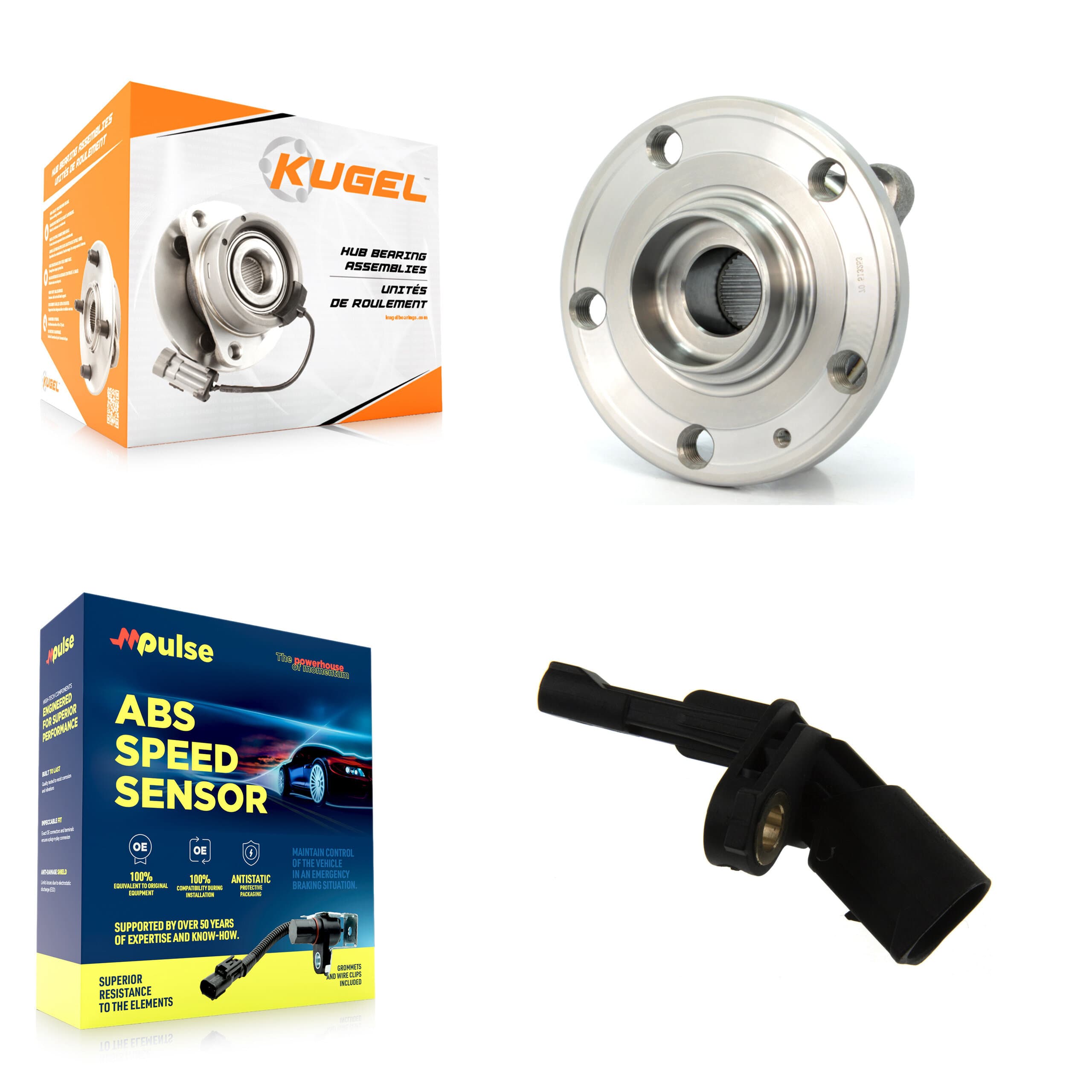 Kugel - K7S-100500 - Rear Wheel Bearing and Hub Assembly Kits image 1
