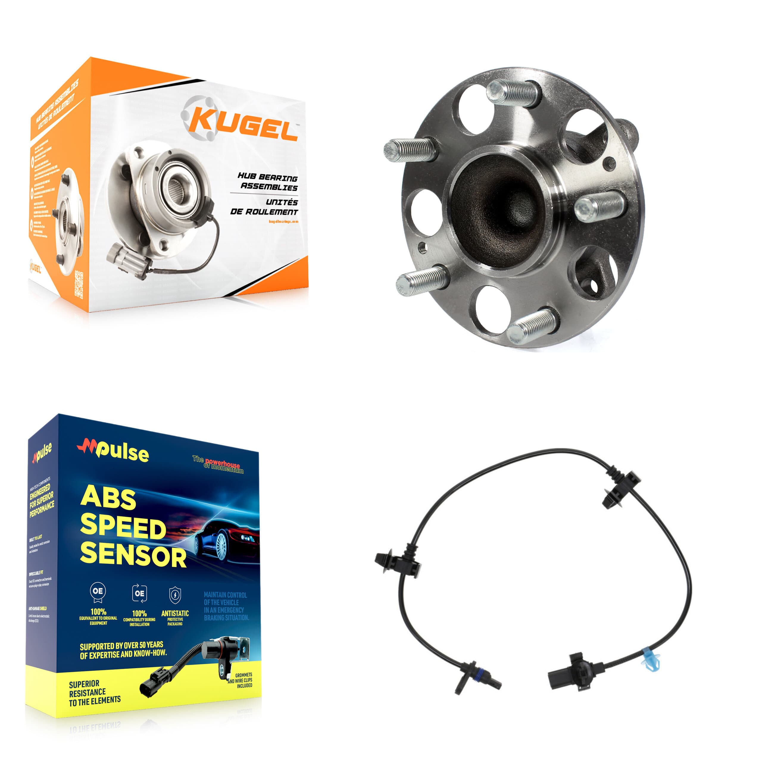 Kugel - K7S-100520 - Rear Wheel Bearing and Hub Assembly Kits image 1