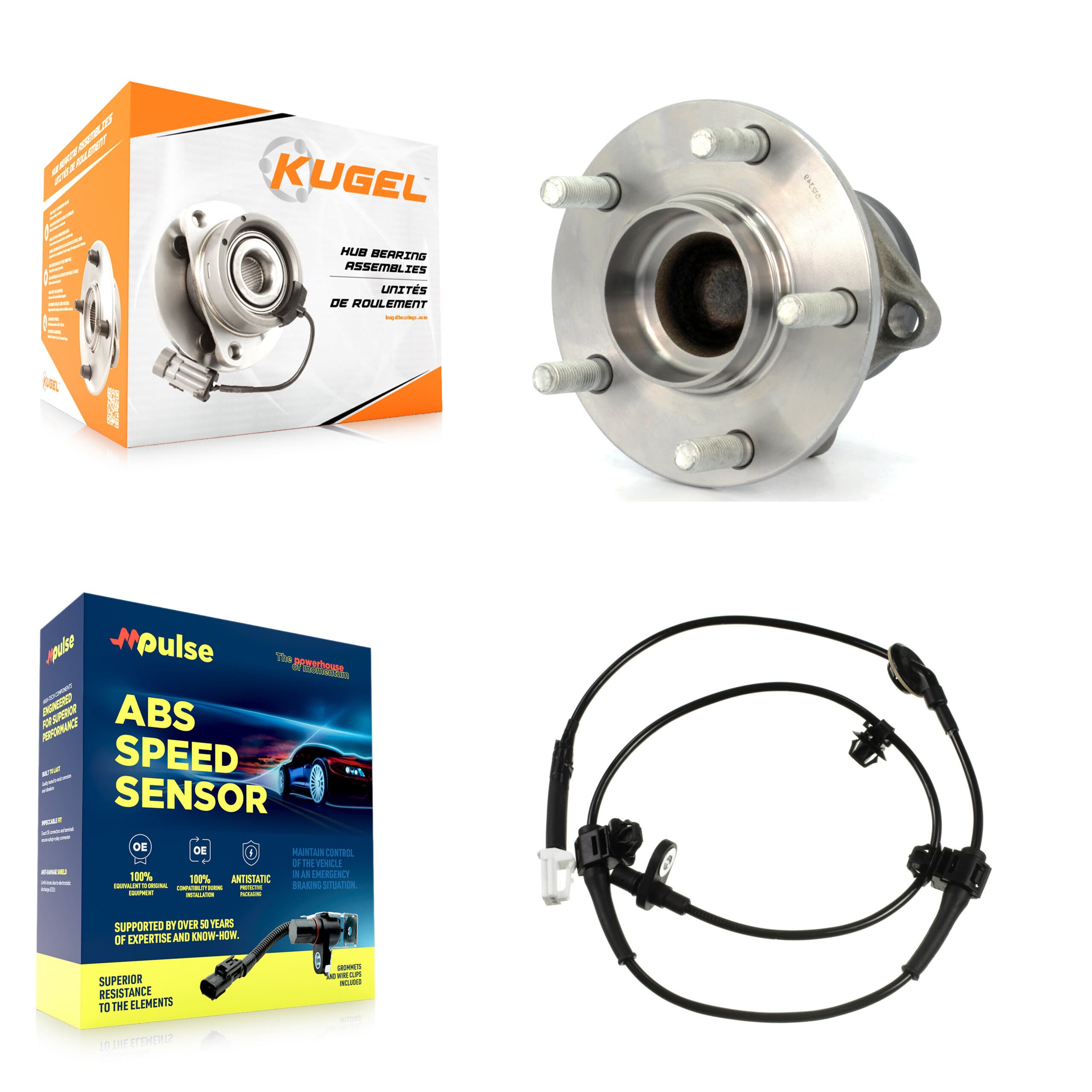 Kugel - K7S-100536 - Rear Wheel Bearing and Hub Assembly Kits image 1
