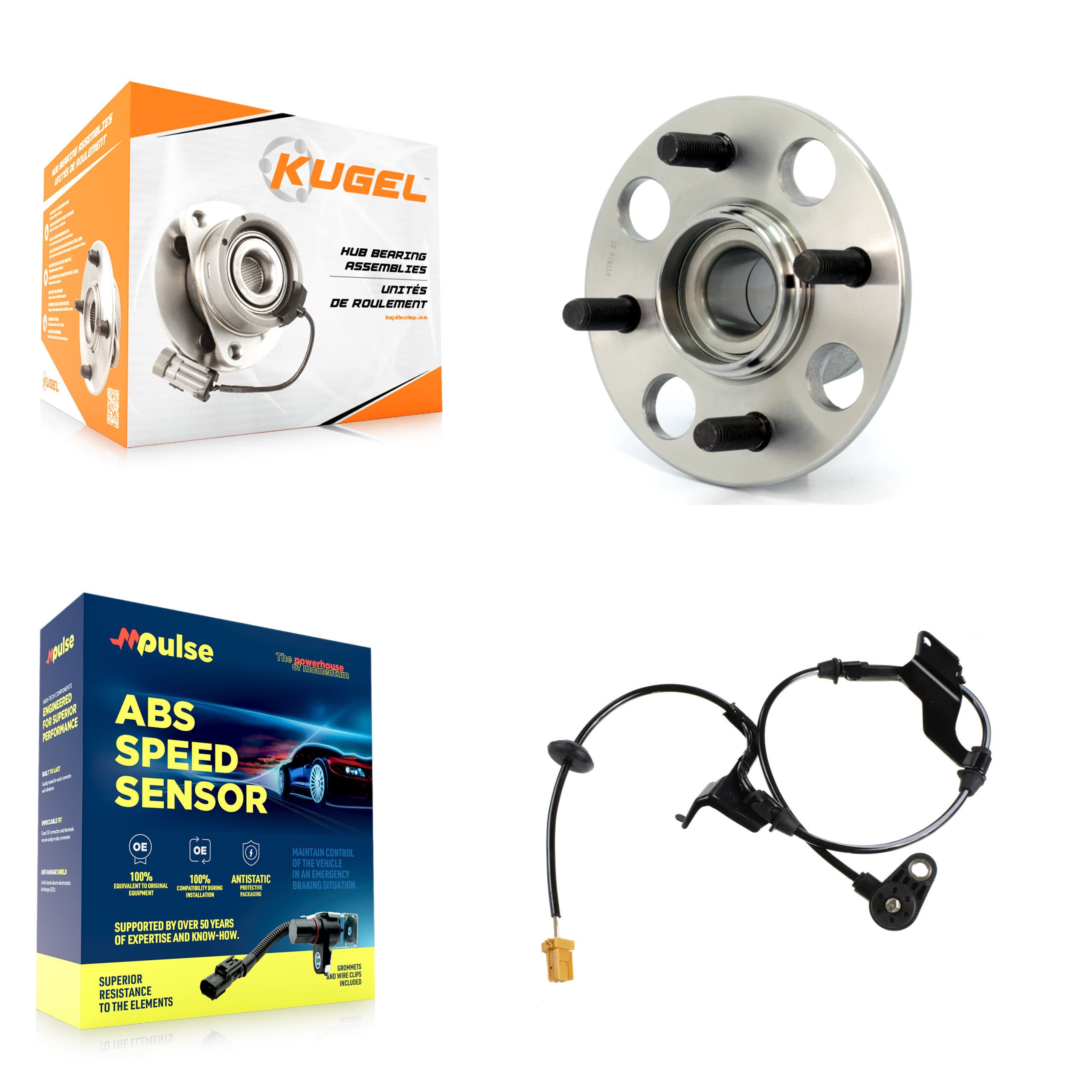 Kugel - K7S-100553 - Rear Wheel Bearing and Hub Assembly Kits image 1