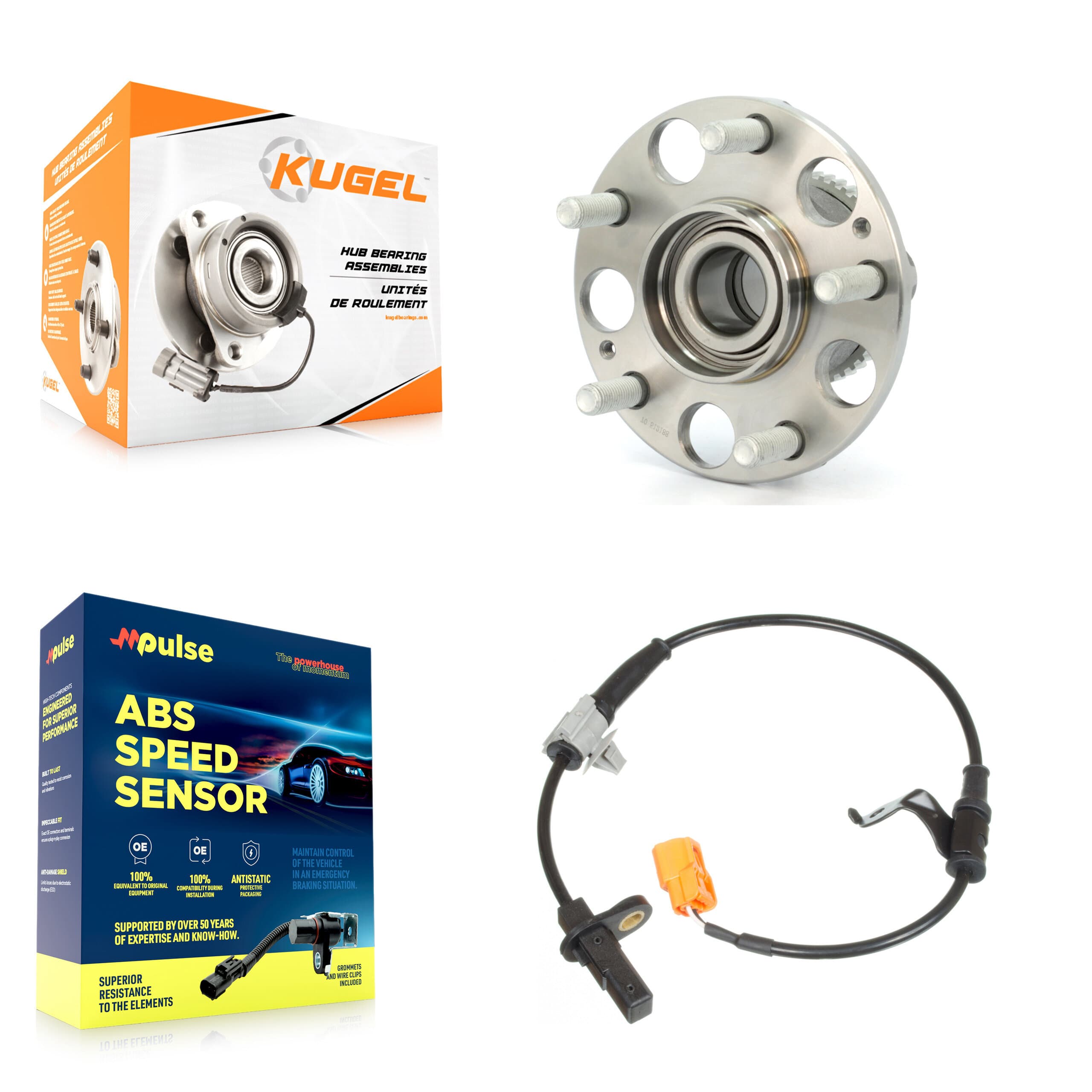 Kugel - K7S-100560 - Rear Wheel Bearing and Hub Assembly Kits image 1