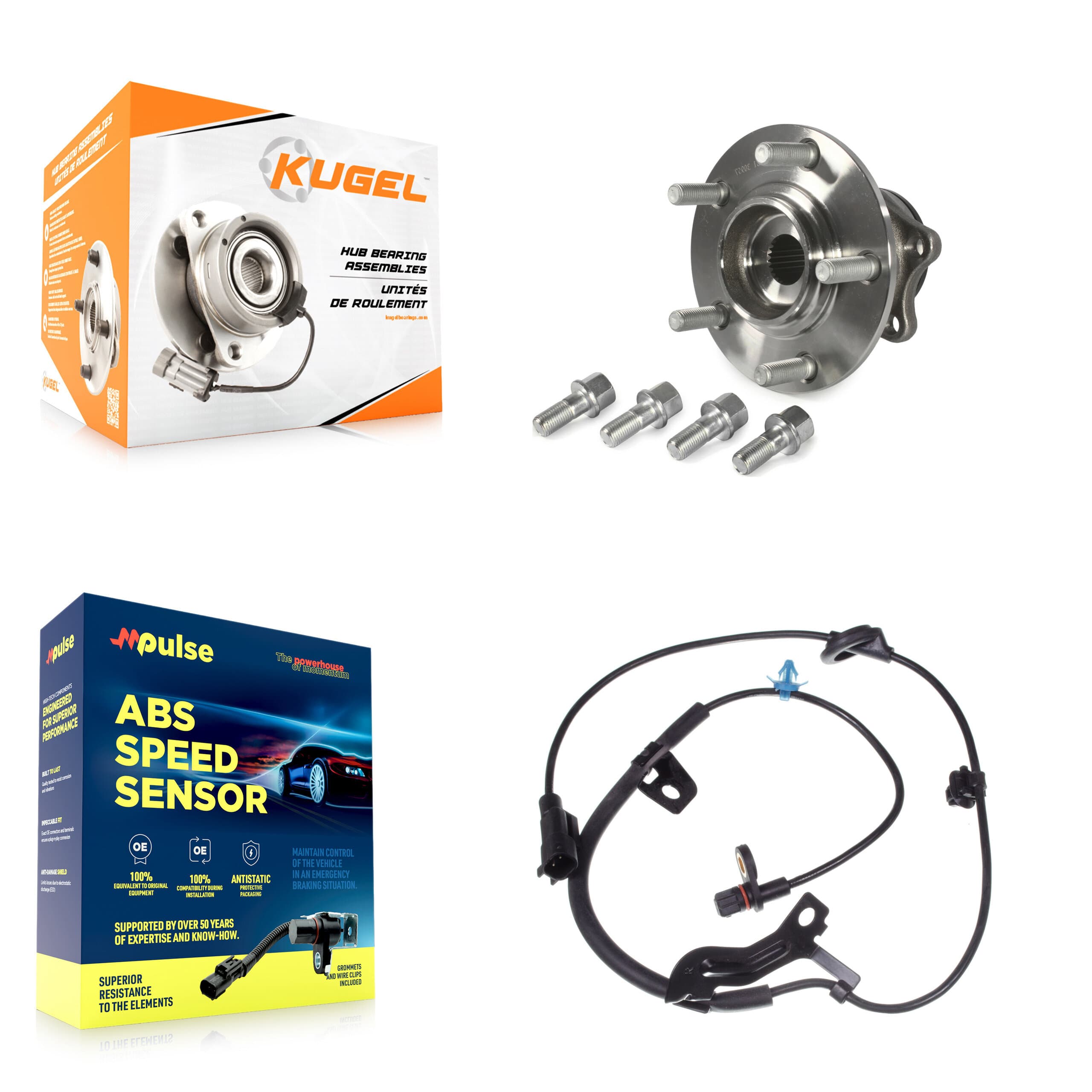 Kugel - K7S-100569 - Rear Wheel Bearing and Hub Assembly Kits image 1