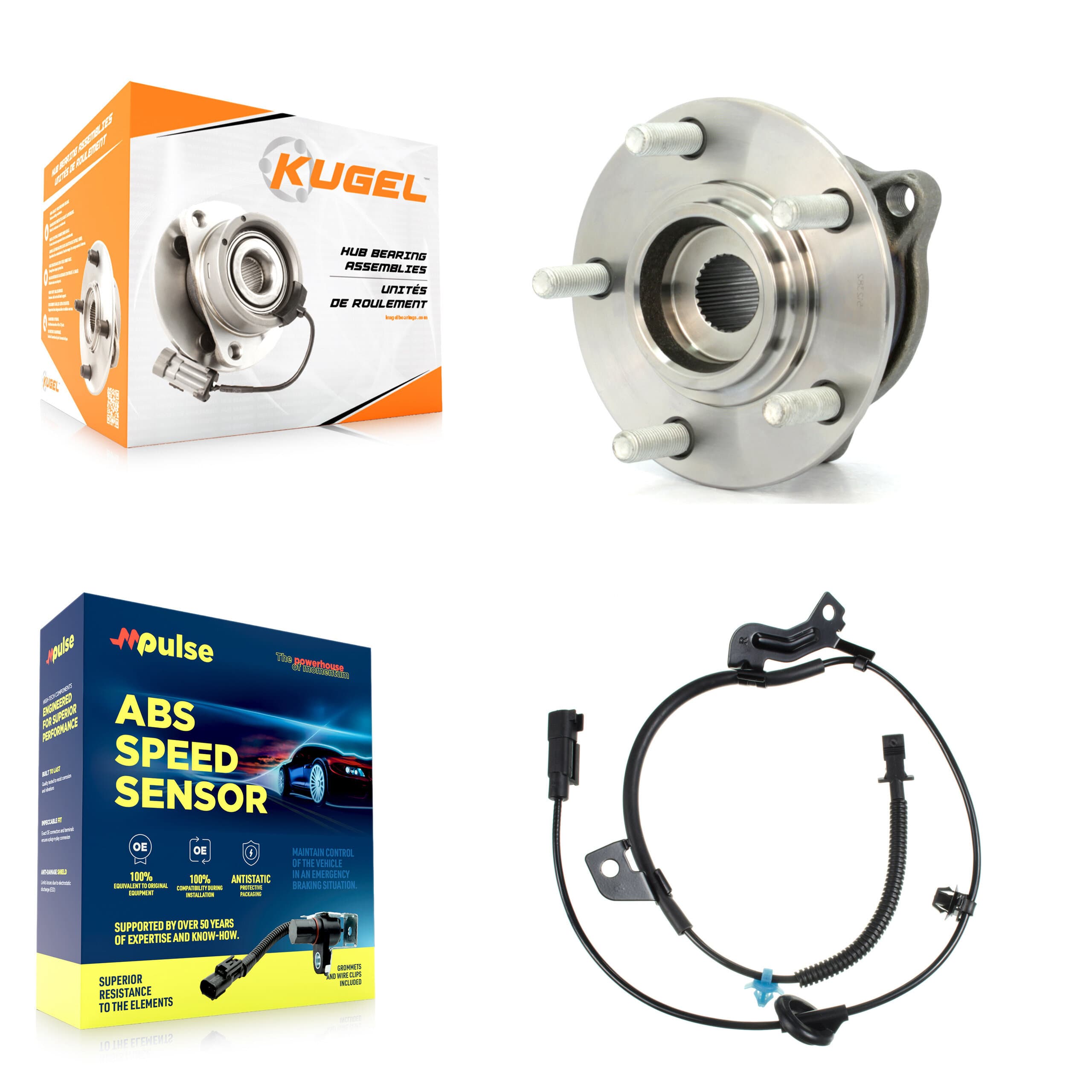 Kugel - K7S-100570 - Rear Wheel Bearing and Hub Assembly Kits image 1