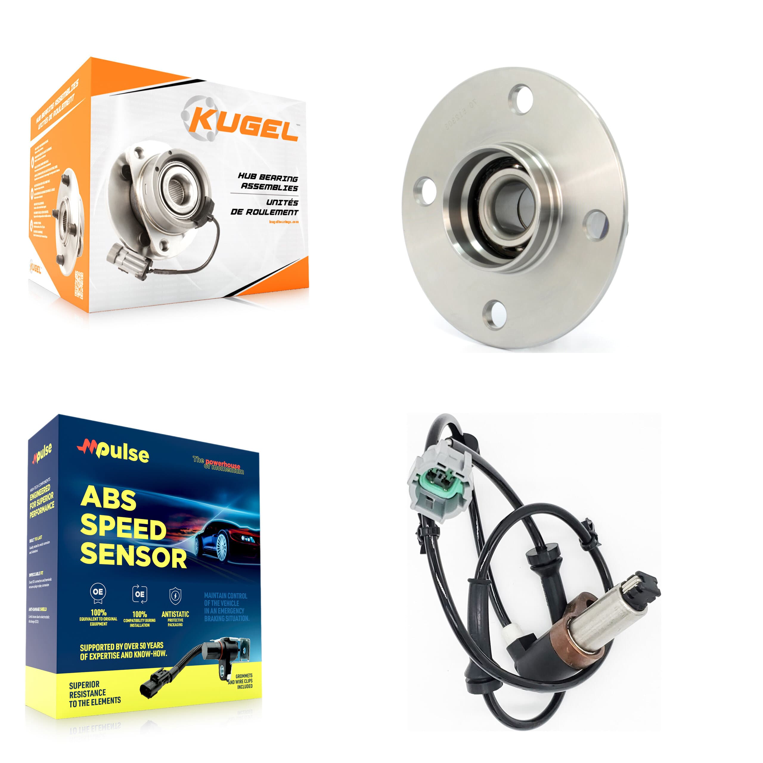Kugel - K7S-100571 - Rear Wheel Bearing and Hub Assembly Kits image 1