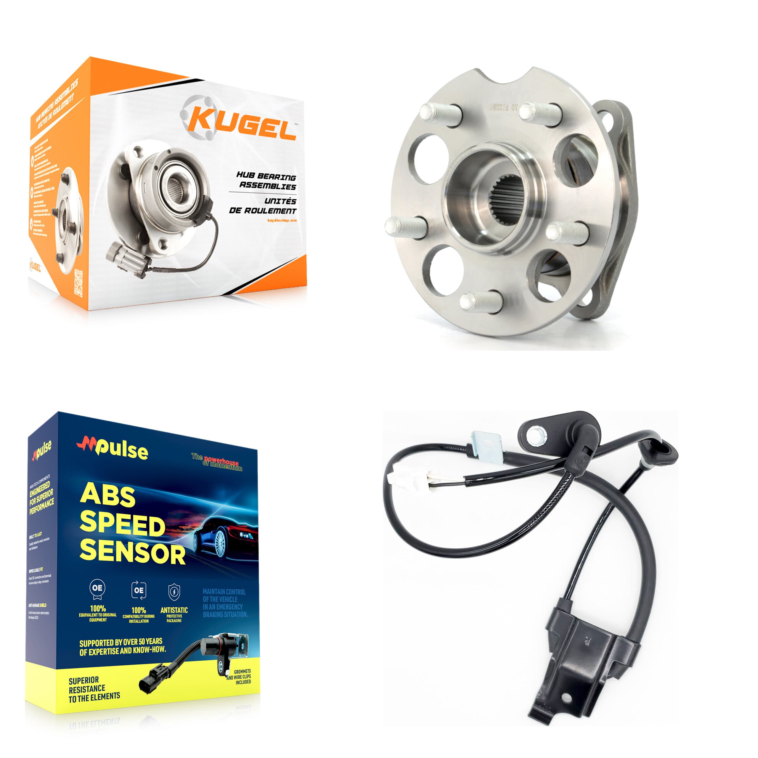 Kugel - K7S-100584 - Rear Wheel Bearing and Hub Assembly Kits image 1