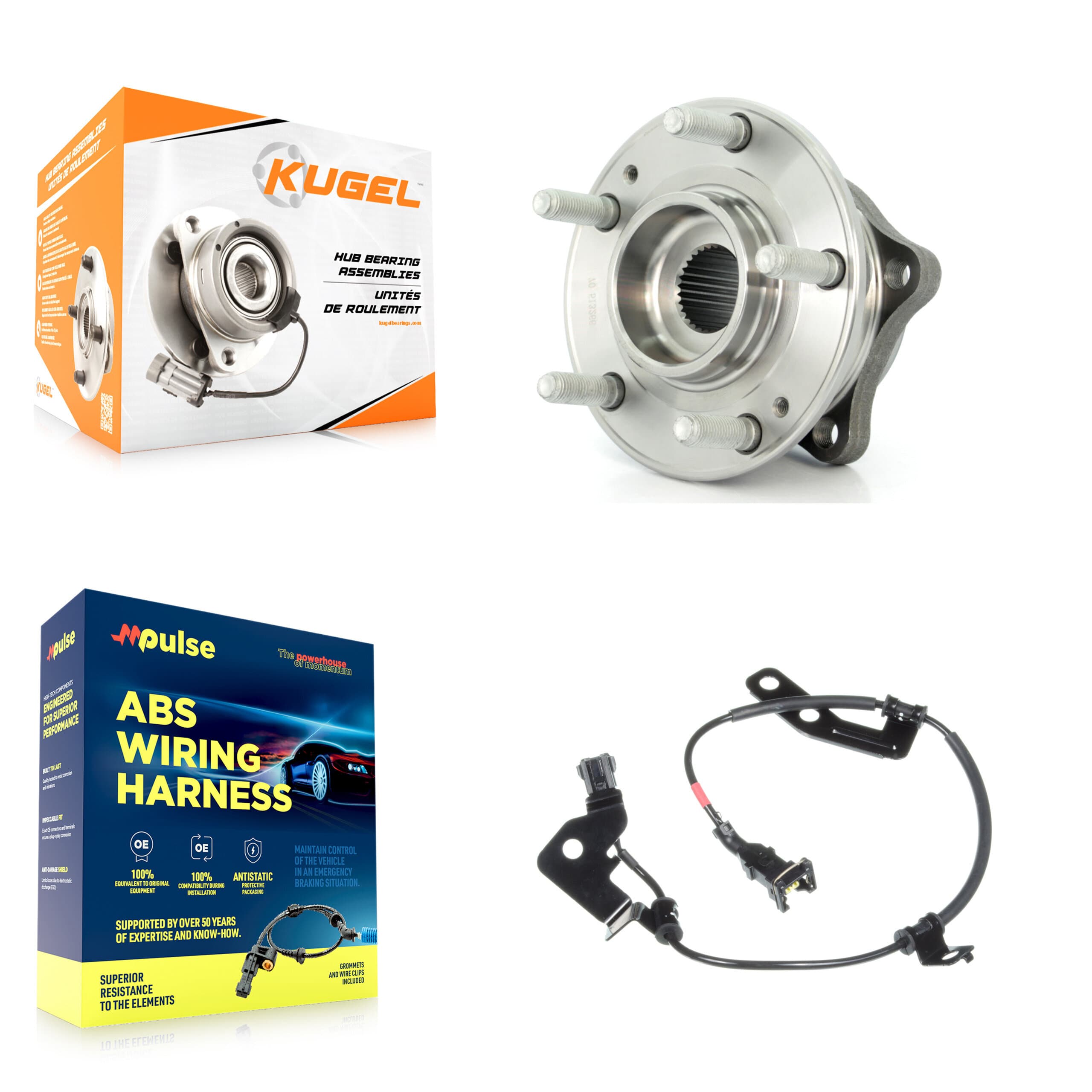 Kugel - K7S-100611 - Rear Wheel Bearing and Hub Assembly Kits image 1