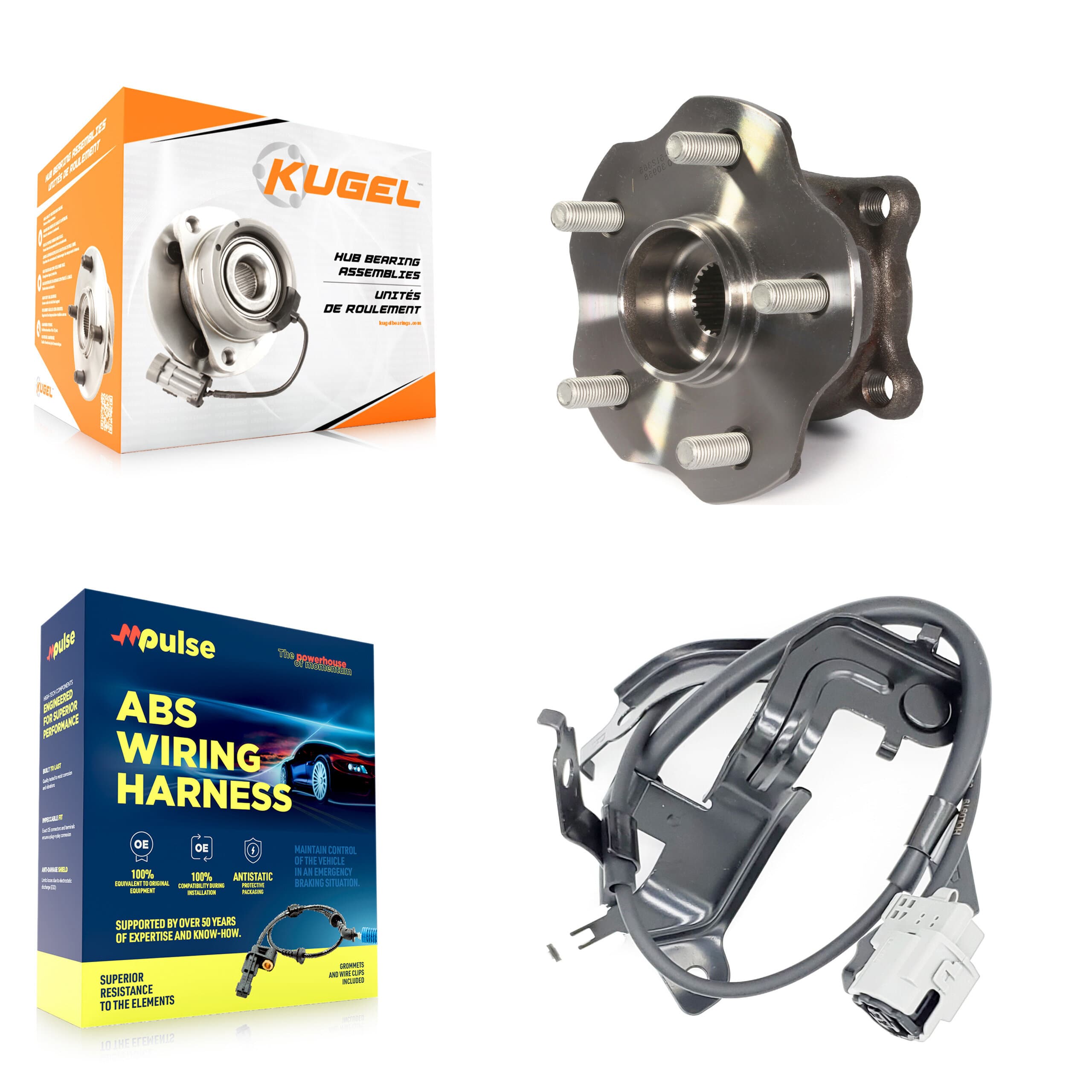 Kugel - K7S-100621 - Rear Wheel Bearing and Hub Assembly Kits image 1