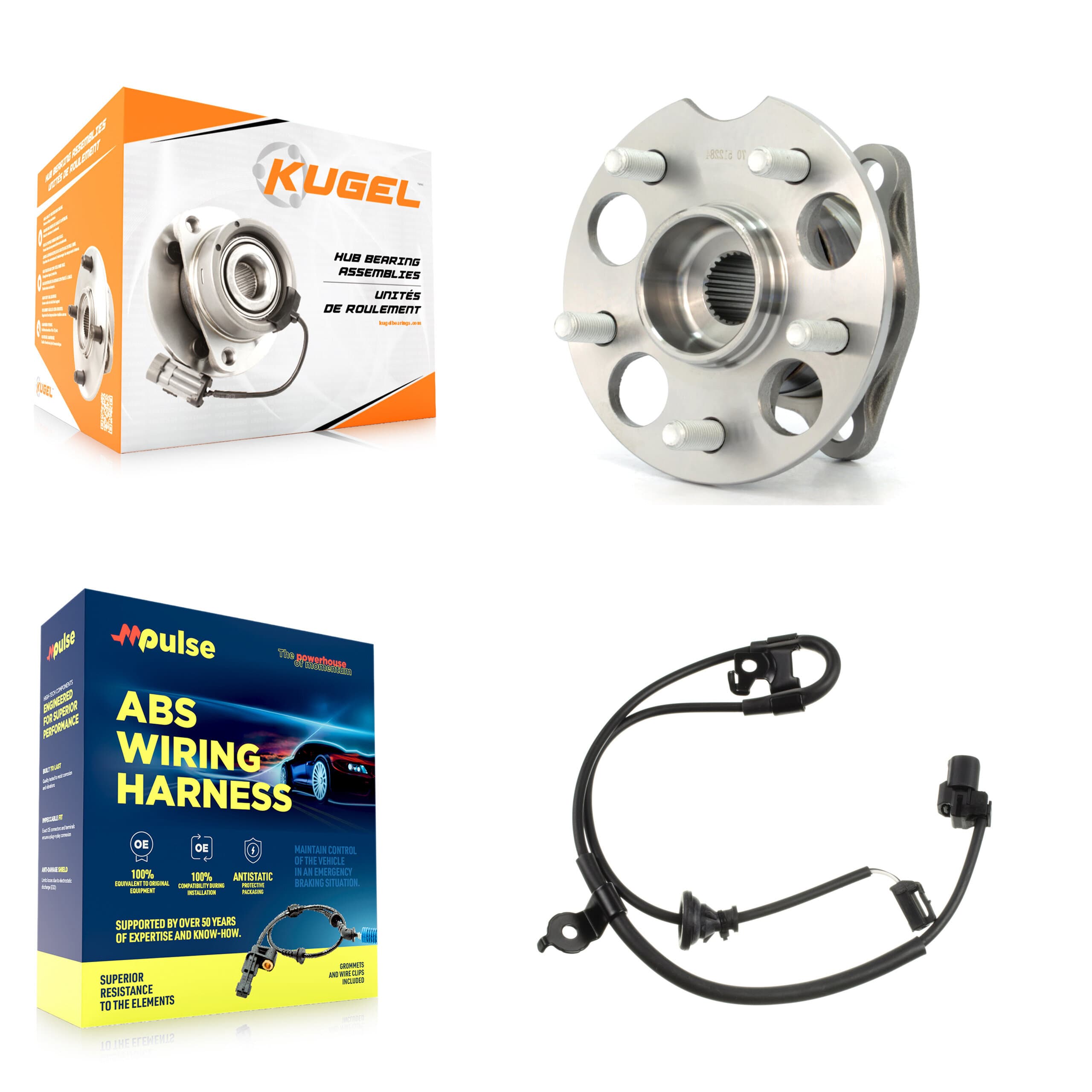 Kugel - K7S-100622 - Rear Wheel Bearing and Hub Assembly Kits image 1