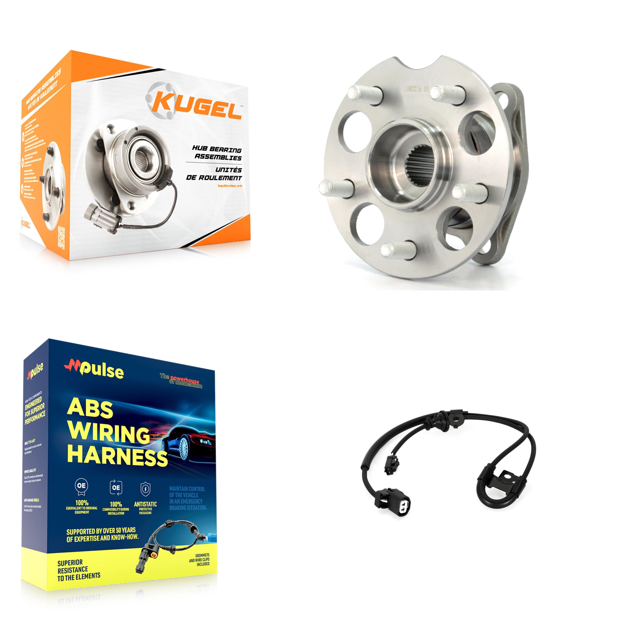 Kugel - K7S-100623 - Rear Wheel Bearing and Hub Assembly Kits image 1