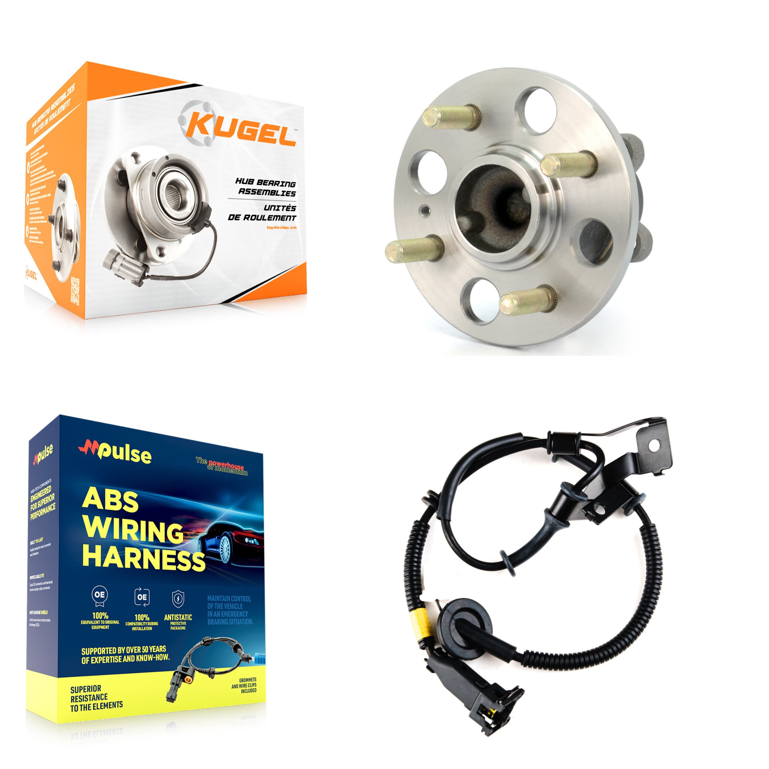 Kugel - K7S-100635 - Rear Wheel Bearing and Hub Assembly Kits image 1