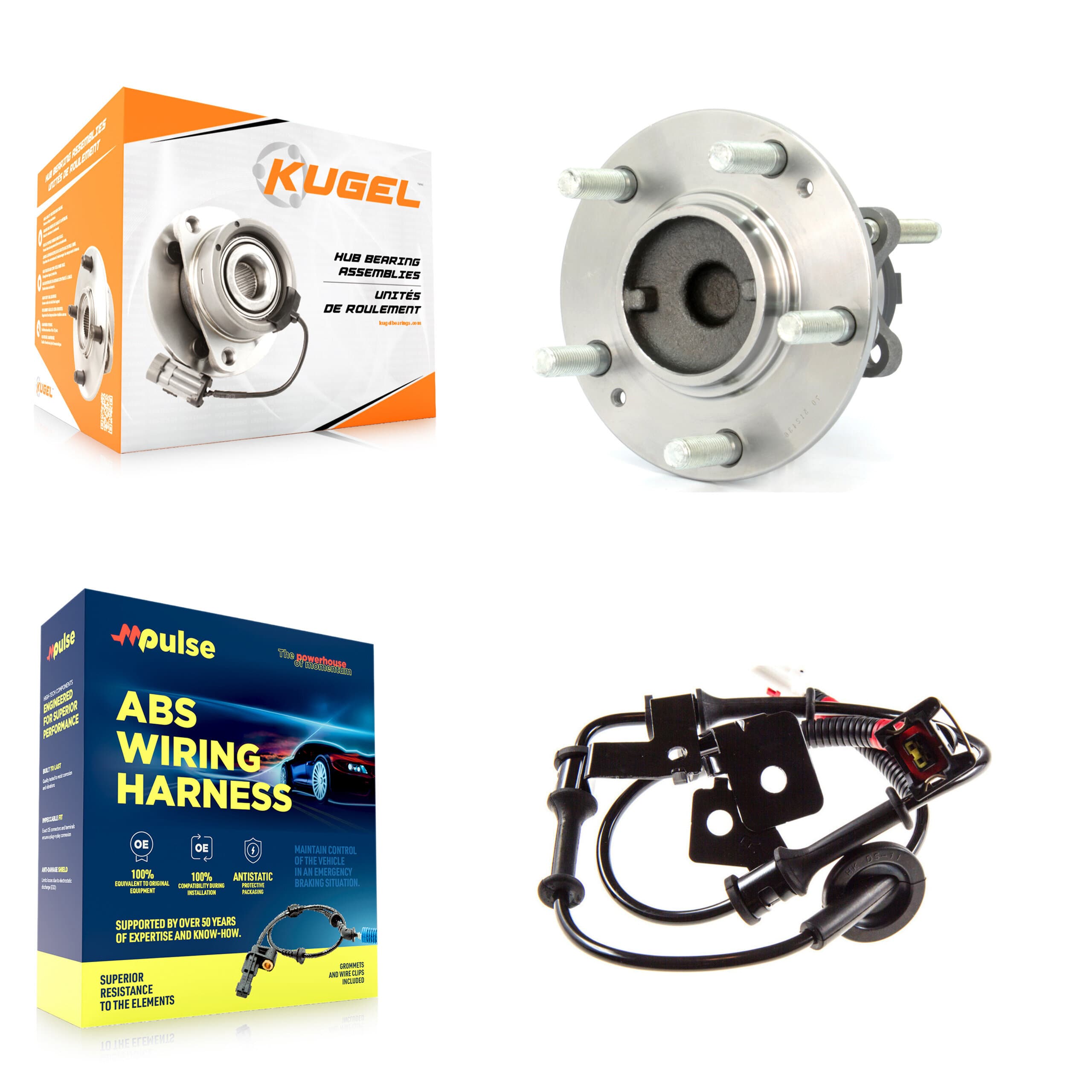 Kugel - K7S-100639 - Rear Wheel Bearing and Hub Assembly Kits image 1