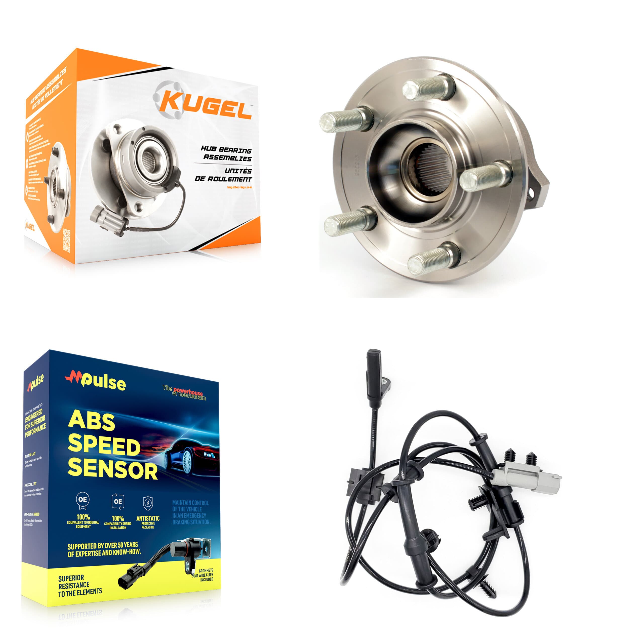 Kugel - K7S-100683 - Rear Wheel Bearing and Hub Assembly Kits image 1