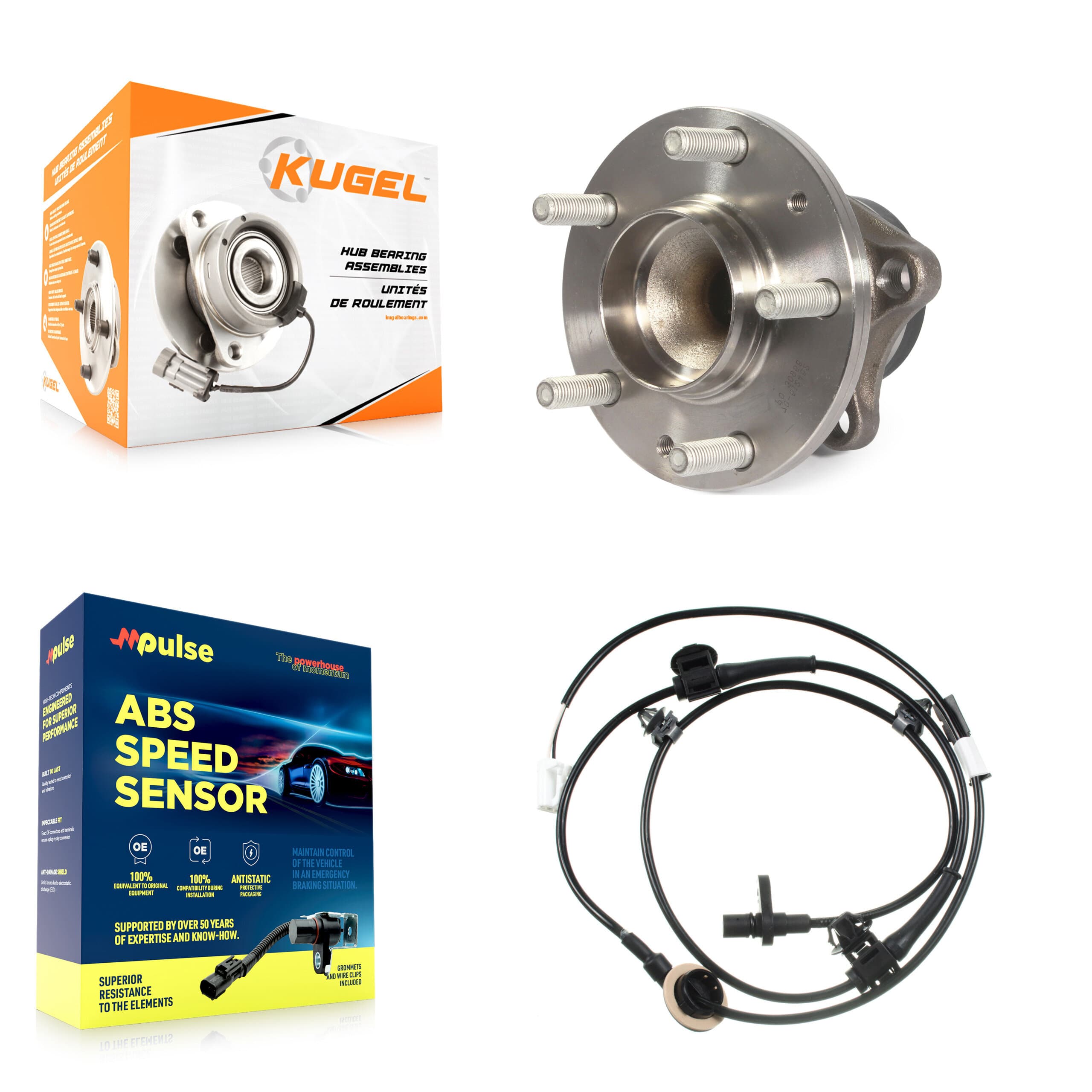 Kugel - K7S-100689 - Rear Wheel Bearing and Hub Assembly Kits image 1